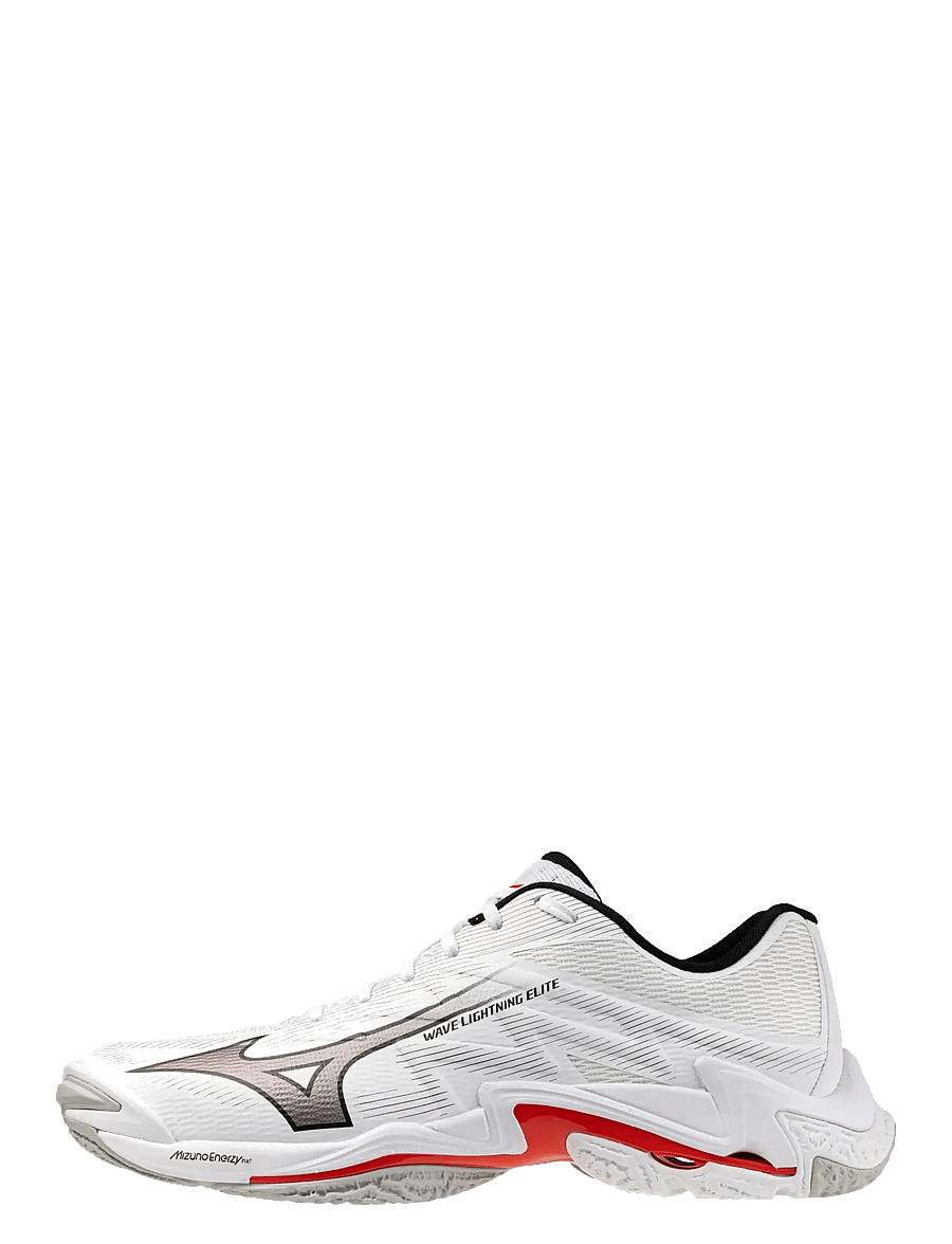 Mizuno - WAVE LIGHTNING ELITE(U) - indoor-sportschuhe - white/black/fiery red - 0