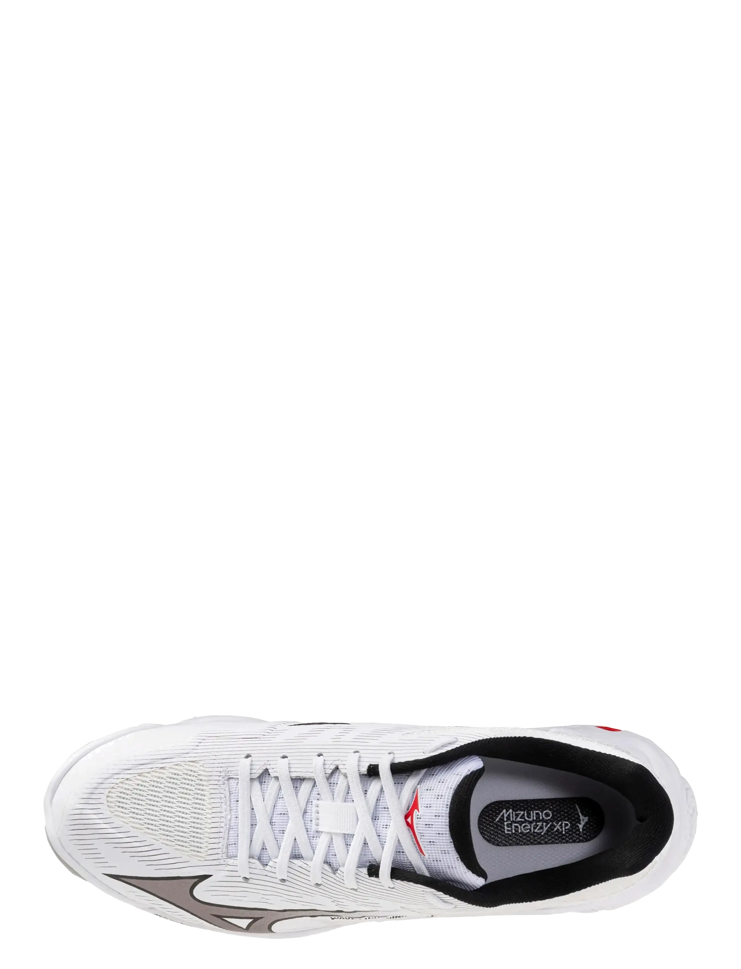 Mizuno - WAVE LIGHTNING ELITE(U) - indoor-sportschuhe - white/black/fiery red - 1