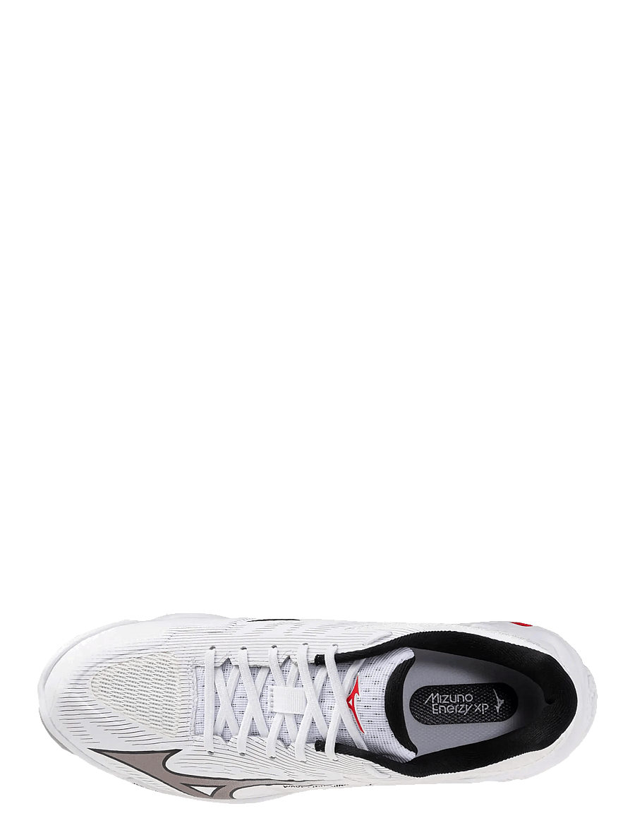 Mizuno - WAVE LIGHTNING ELITE(U) - indoor-sportschuhe - white/black/fiery red - 1