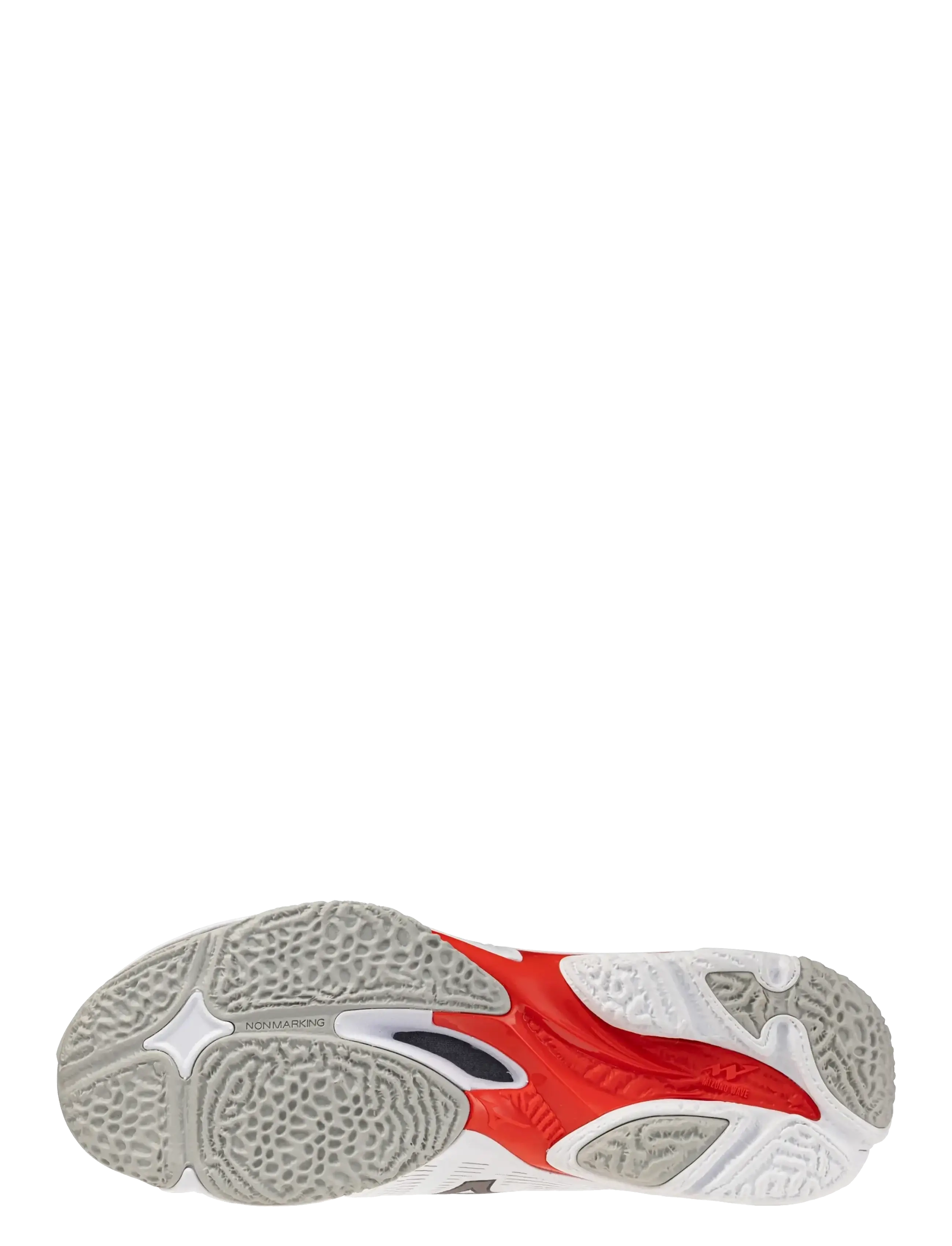 Mizuno - WAVE LIGHTNING ELITE(U) - indoor-sportschuhe - white/black/fiery red - 2