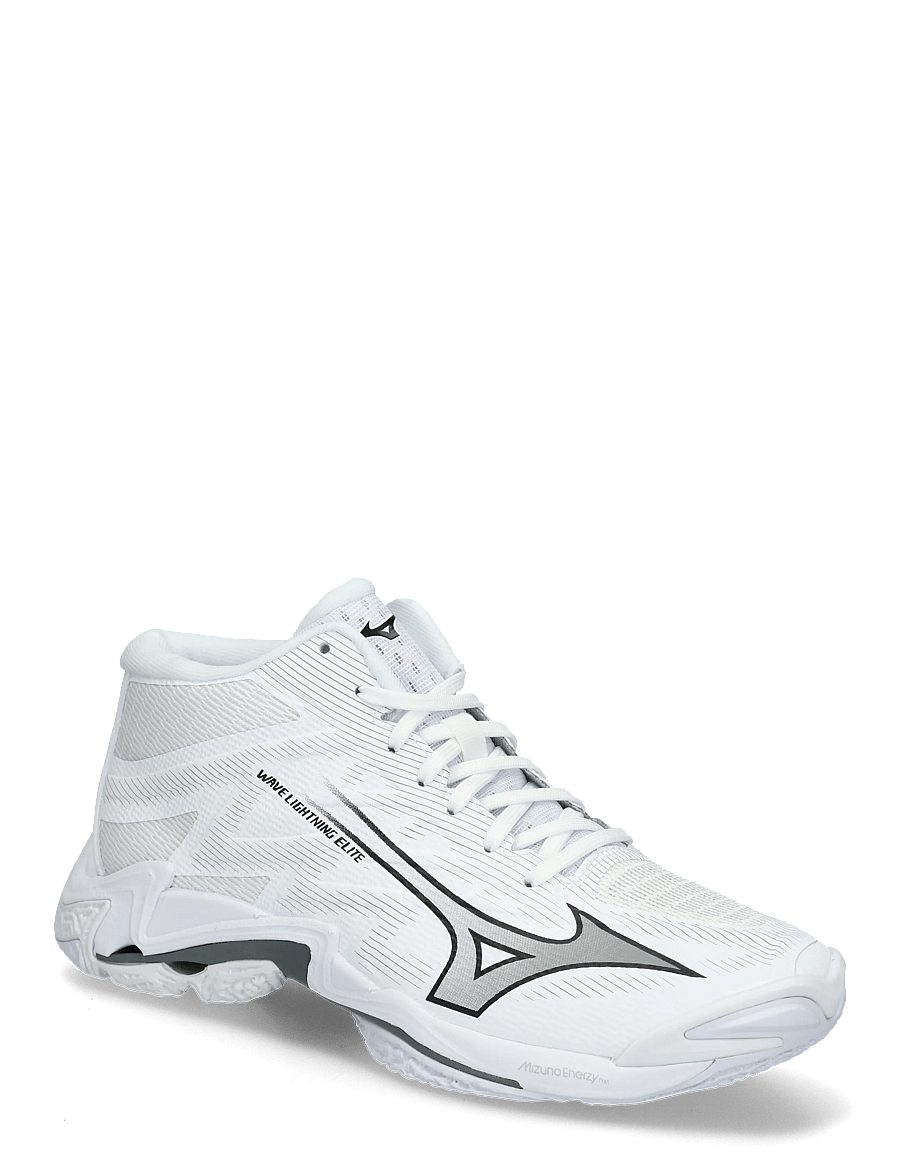 Mizuno - WAVE LIGHTNING ELITE MID(U) - indendørs sportssko - white/ultimate gray/black - 0