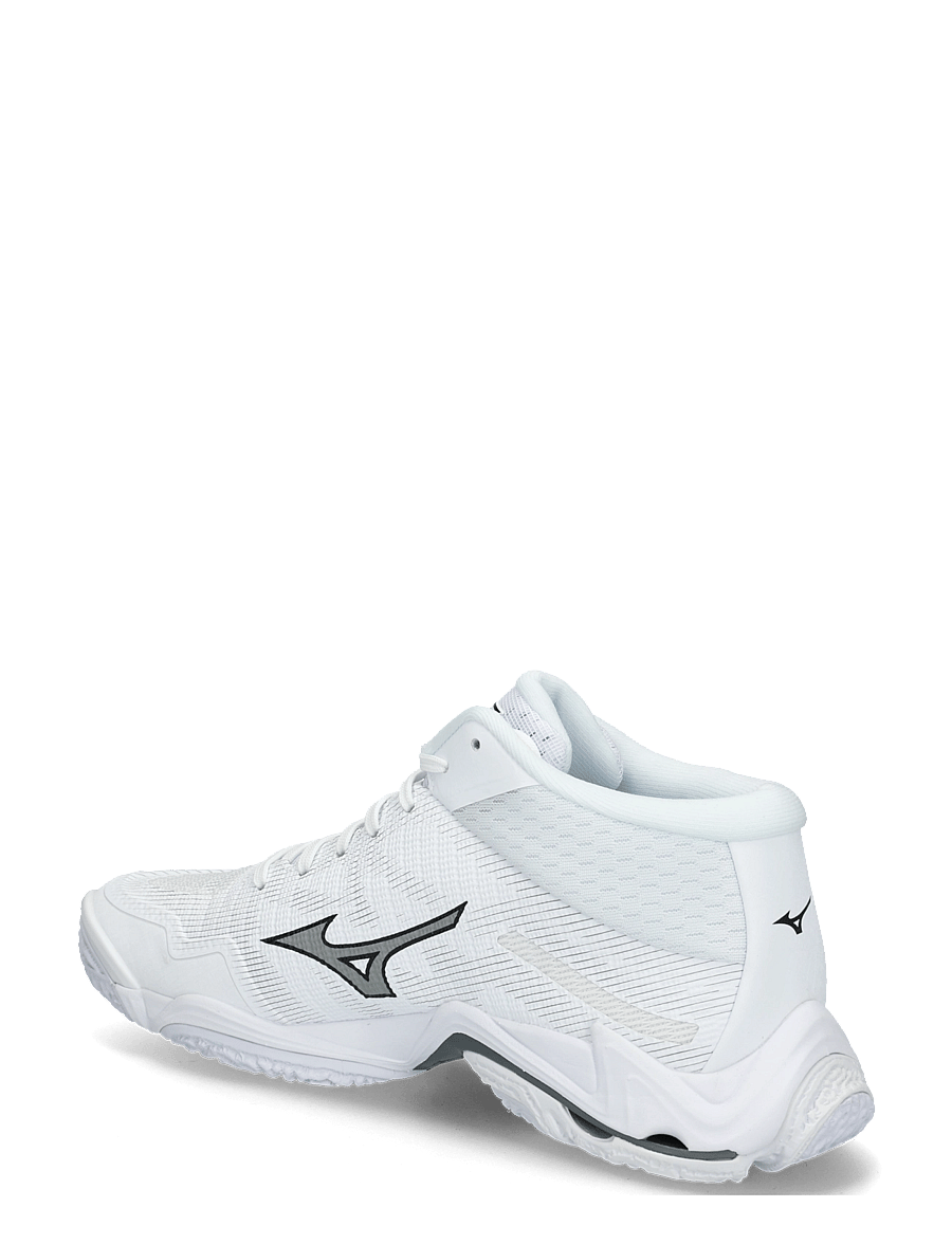 Mizuno - WAVE LIGHTNING ELITE MID(U) - indendørs sportssko - white/ultimate gray/black - 1