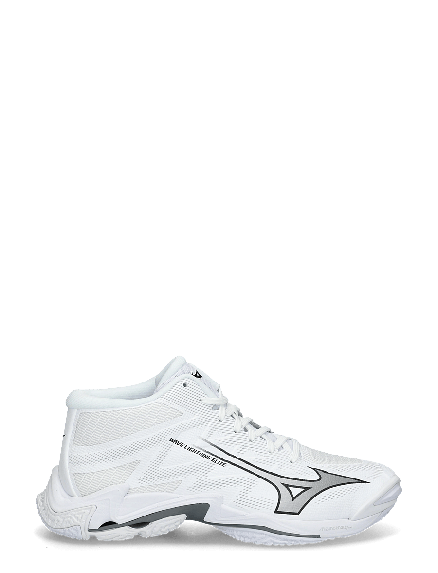 Mizuno - WAVE LIGHTNING ELITE MID(U) - indendørs sportssko - white/ultimate gray/black - 2