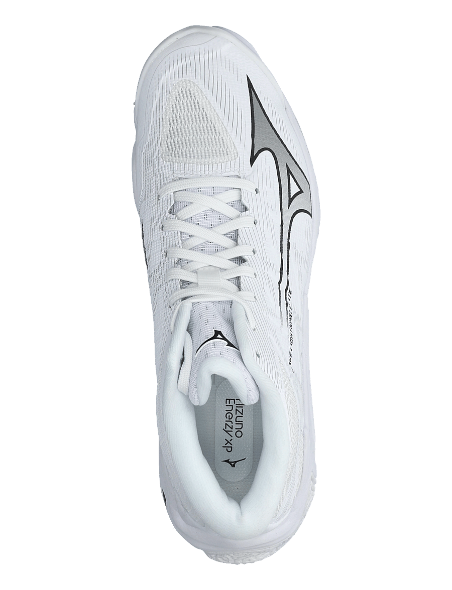 Mizuno - WAVE LIGHTNING ELITE MID(U) - indendørs sportssko - white/ultimate gray/black - 3