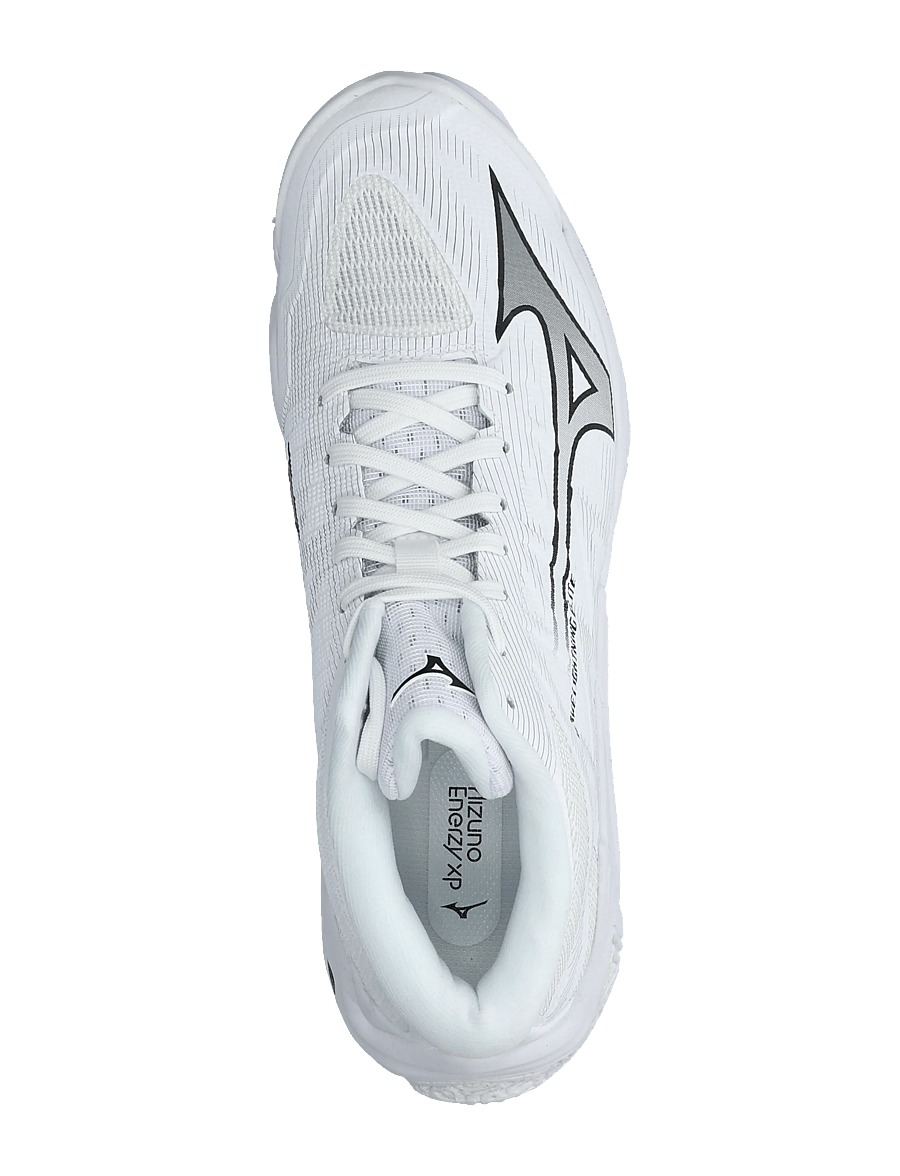 Mizuno - WAVE LIGHTNING ELITE MID(U) - indendørs sportssko - white/ultimate gray/black - 3