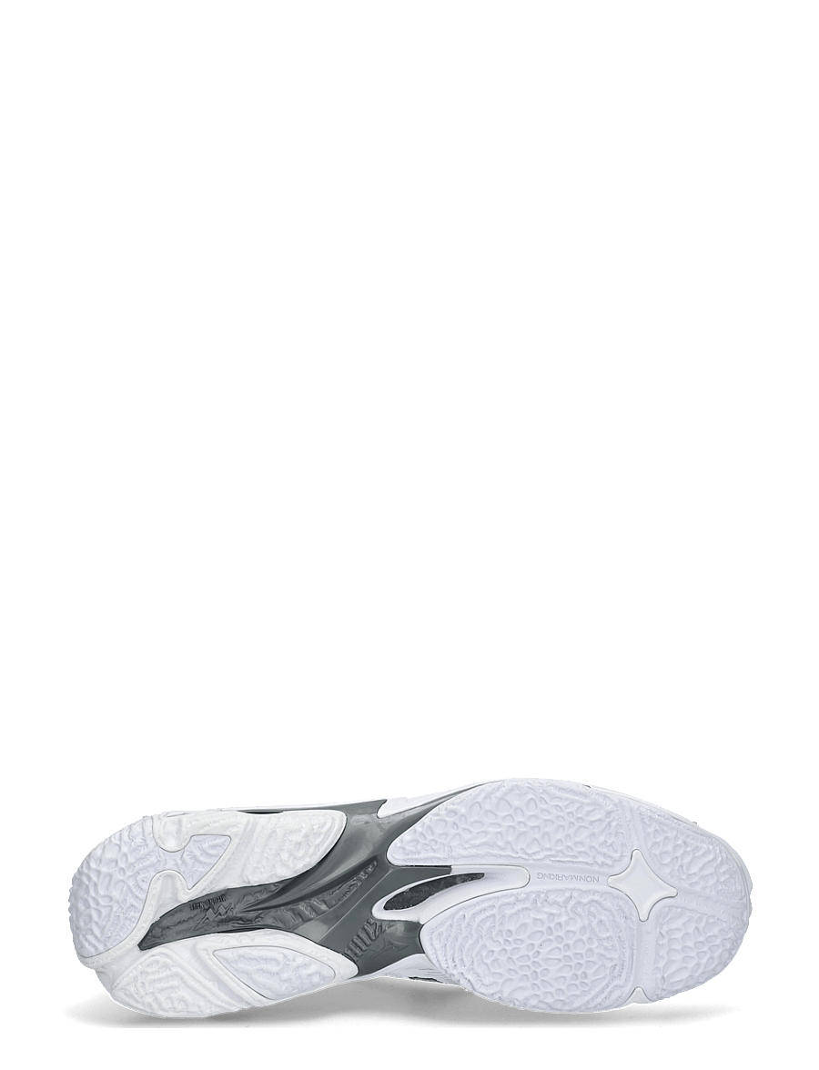 Mizuno - WAVE LIGHTNING ELITE MID(U) - indendørs sportssko - white/ultimate gray/black - 4