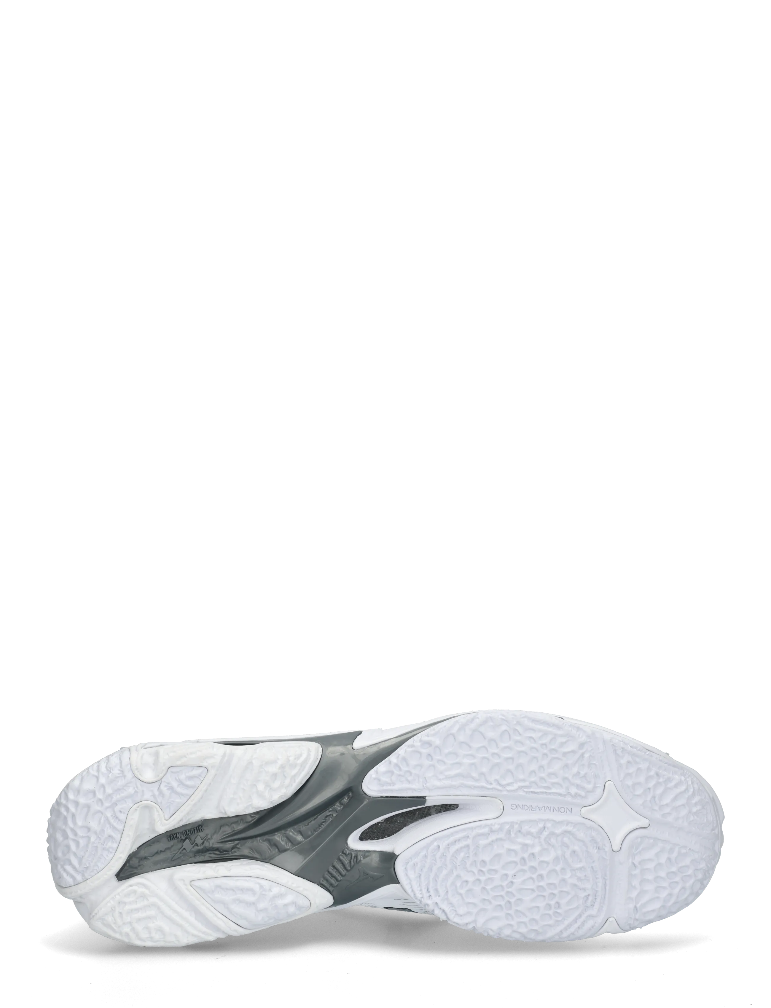 Mizuno - WAVE LIGHTNING ELITE MID(U) - indendørs sportssko - white/ultimate gray/black - 4