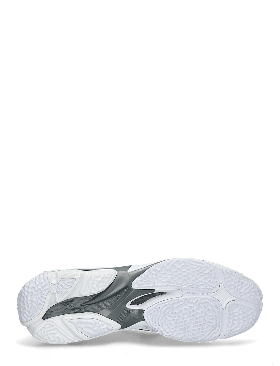 Mizuno - WAVE LIGHTNING ELITE MID(U) - indendørs sportssko - white/ultimate gray/black - 4
