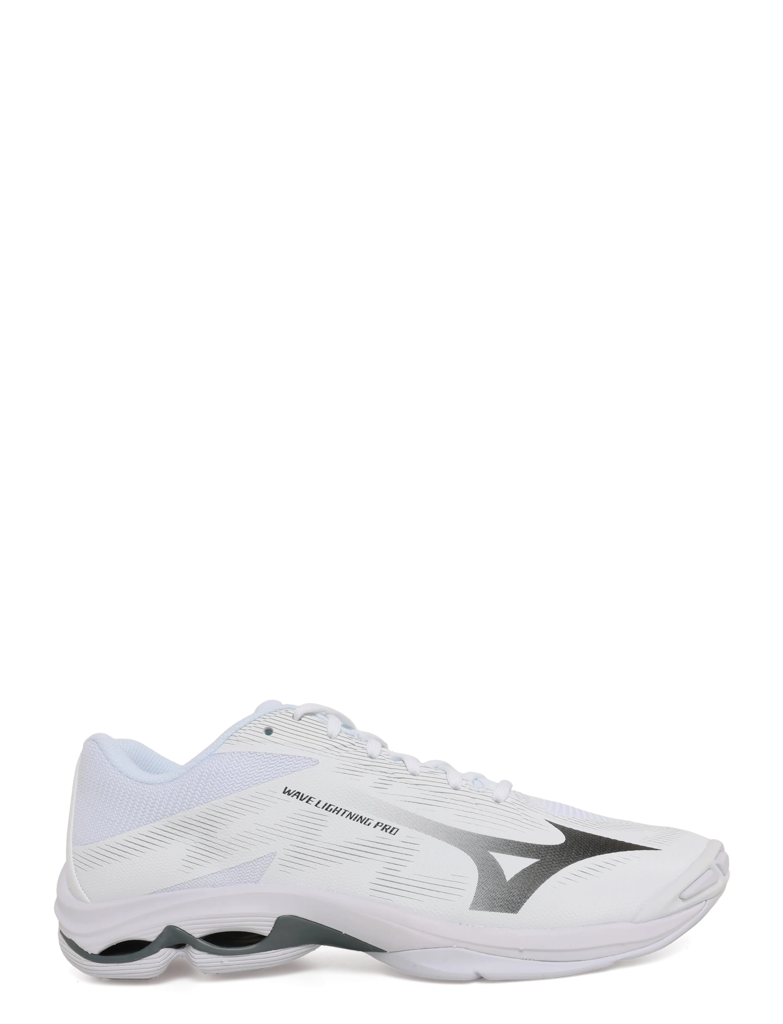 Mizuno - WAVE LIGHTNING PRO(U) - indendørs sportssko - white/black/ultimate gray - 2