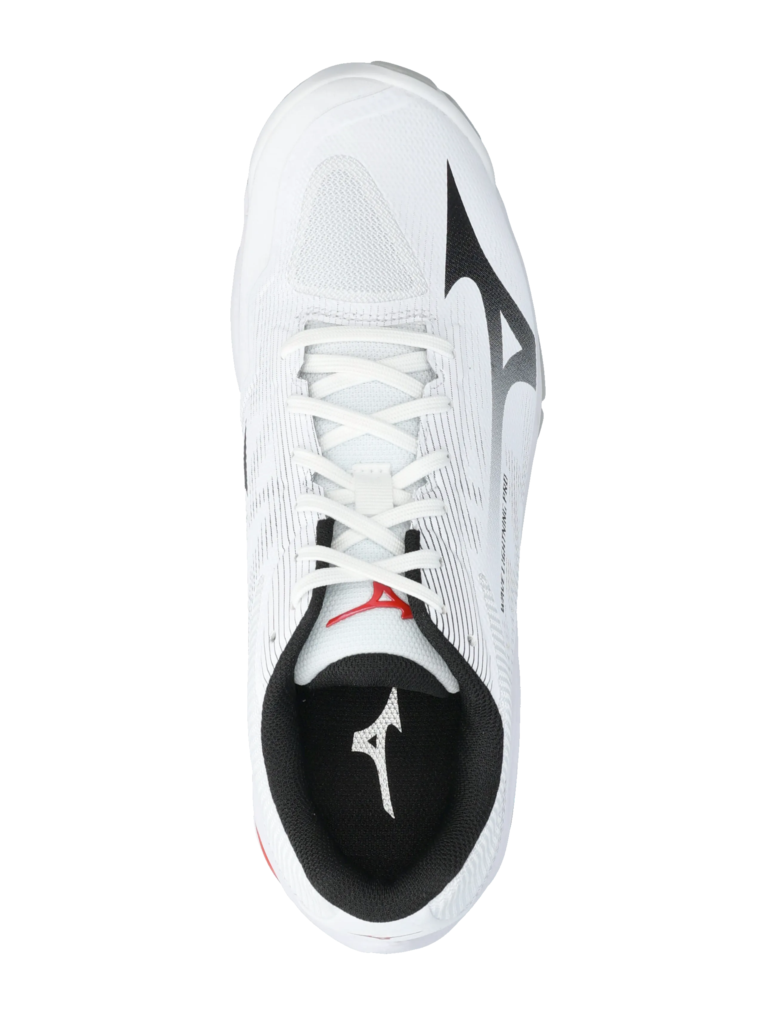 Mizuno - WAVE LIGHTNING PRO(U) - indoor-sportschuhe - white/black/fiery red - 3