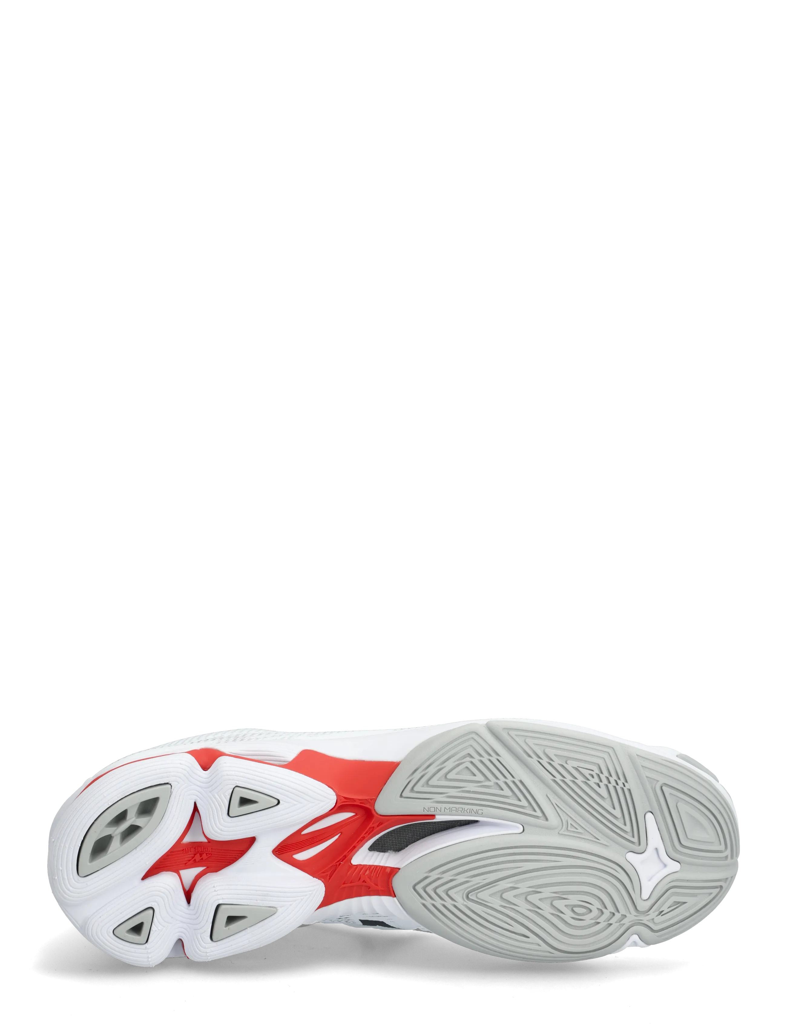 Mizuno - WAVE LIGHTNING PRO(U) - indoor-sportschuhe - white/black/fiery red - 4