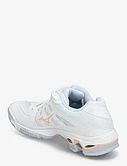 Mizuno - WAVE VOLTAGE W - indoor sports shoes - white/halogenblue/peachparfait - 2
