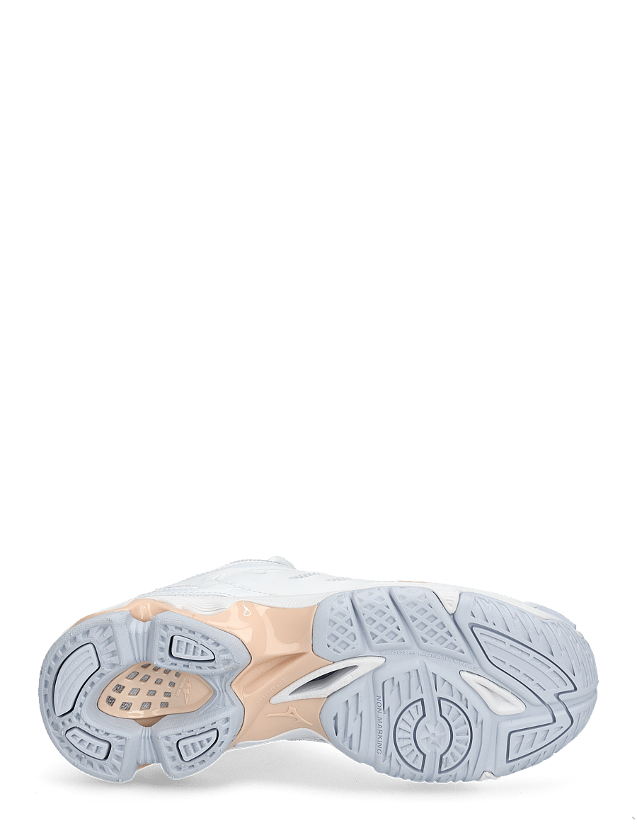 Mizuno - WAVE VOLTAGE W - white/halogenblue/peachparfait - 4
