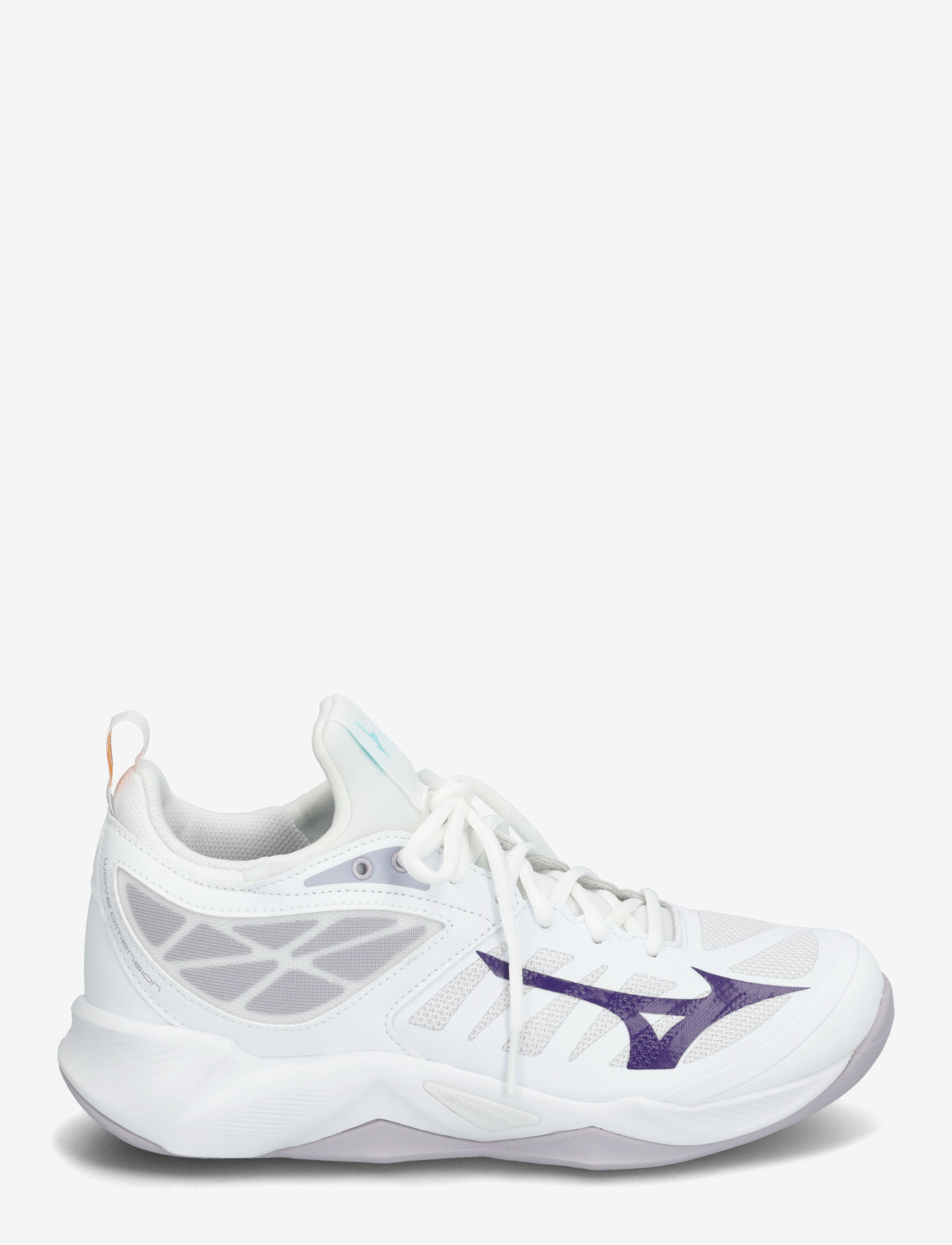 Mizuno - WAVE DIMENSION(W) - white/violet indigo/camellia rose - 1