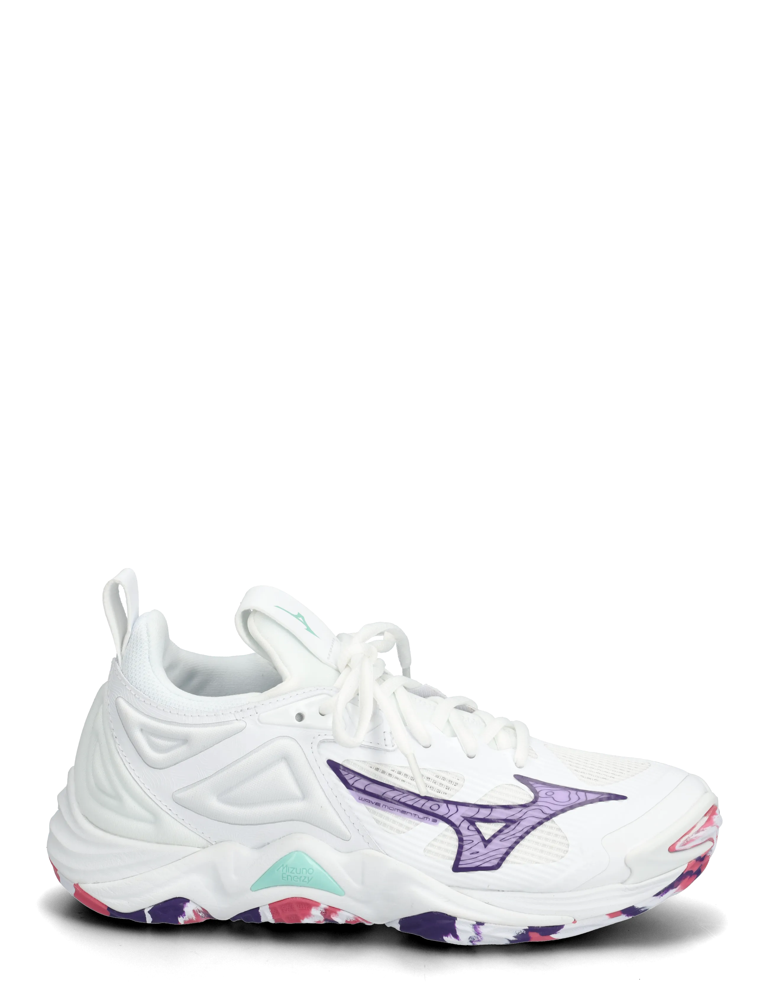 Mizuno - WAVE MOMENTUM 3(W) - white/violet indigo/camellia rose - 1