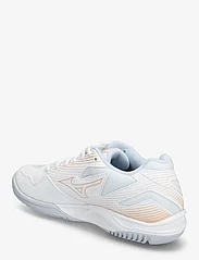 Mizuno - CYCLONE SPEED 4(W) - indoor sports shoes - white/halogenblue/peachparfait - 2