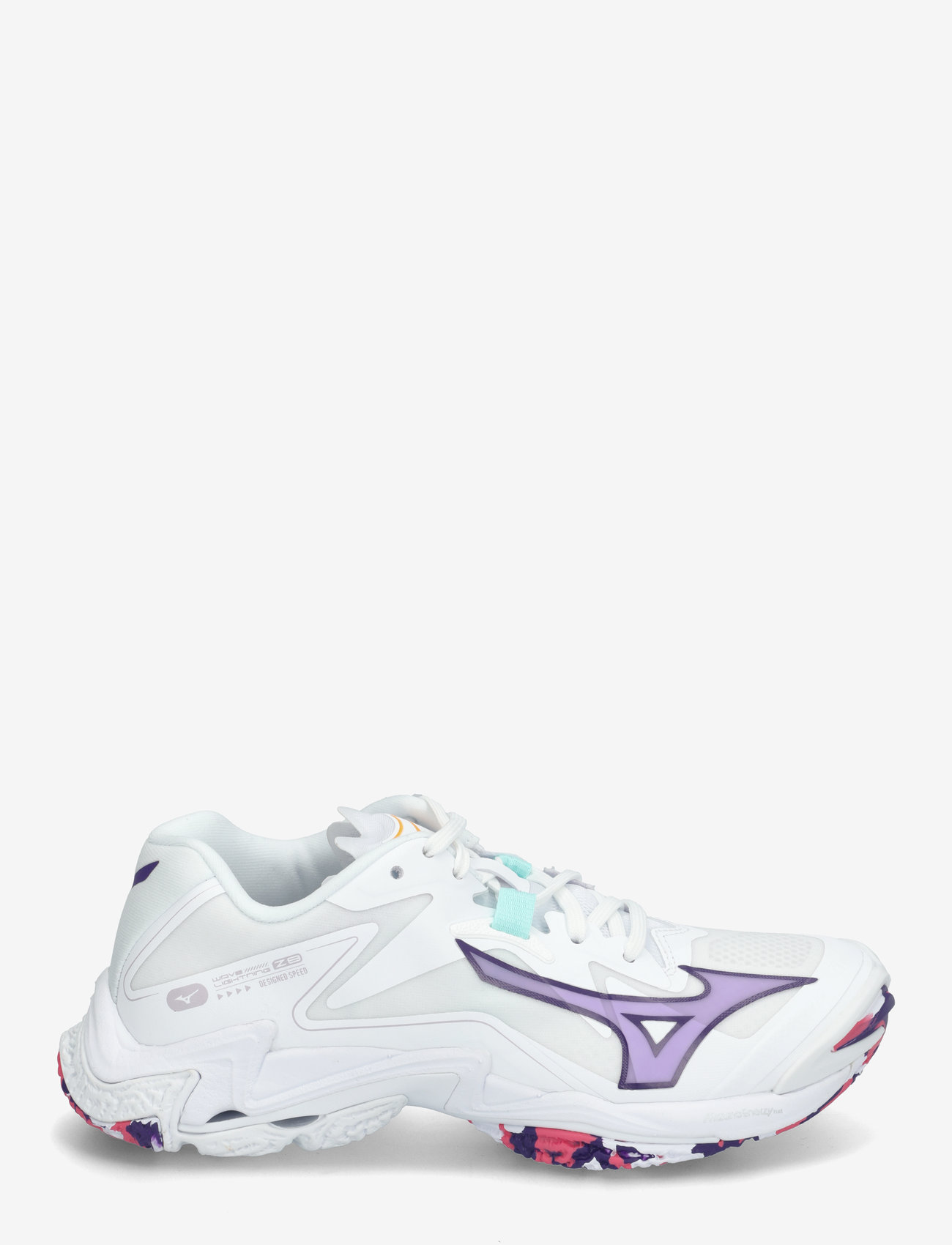 Mizuno - WAVE LIGHTNING Z8(W) - indendørs sportssko - white/violet indigo/camellia rose - 1