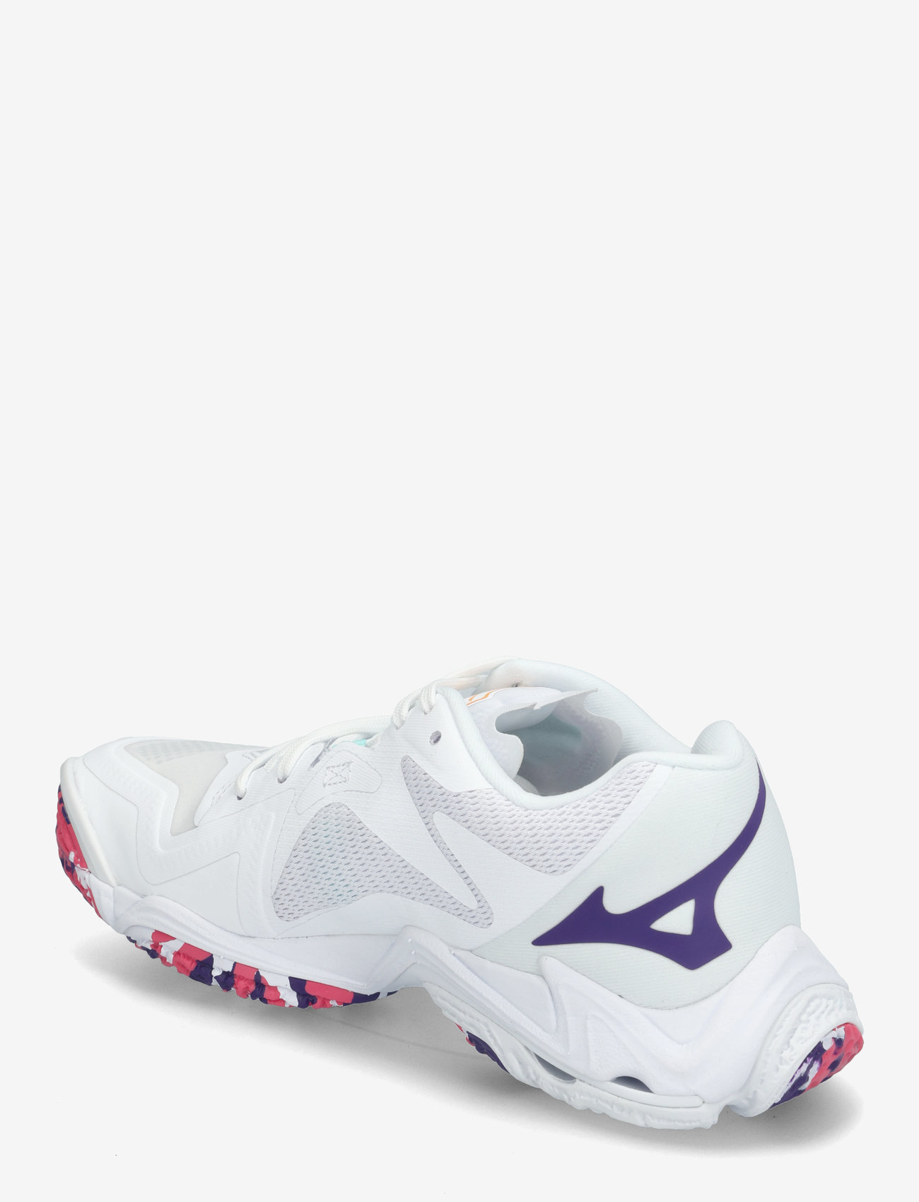 Mizuno - WAVE LIGHTNING Z8(W) - indendørs sportssko - white/violet indigo/camellia rose - 2