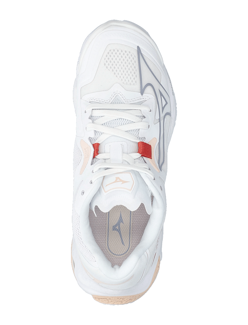Mizuno - WAVE LIGHTNING Z8(W) - inomhusskor - white/aleutian/cloud pink - 3