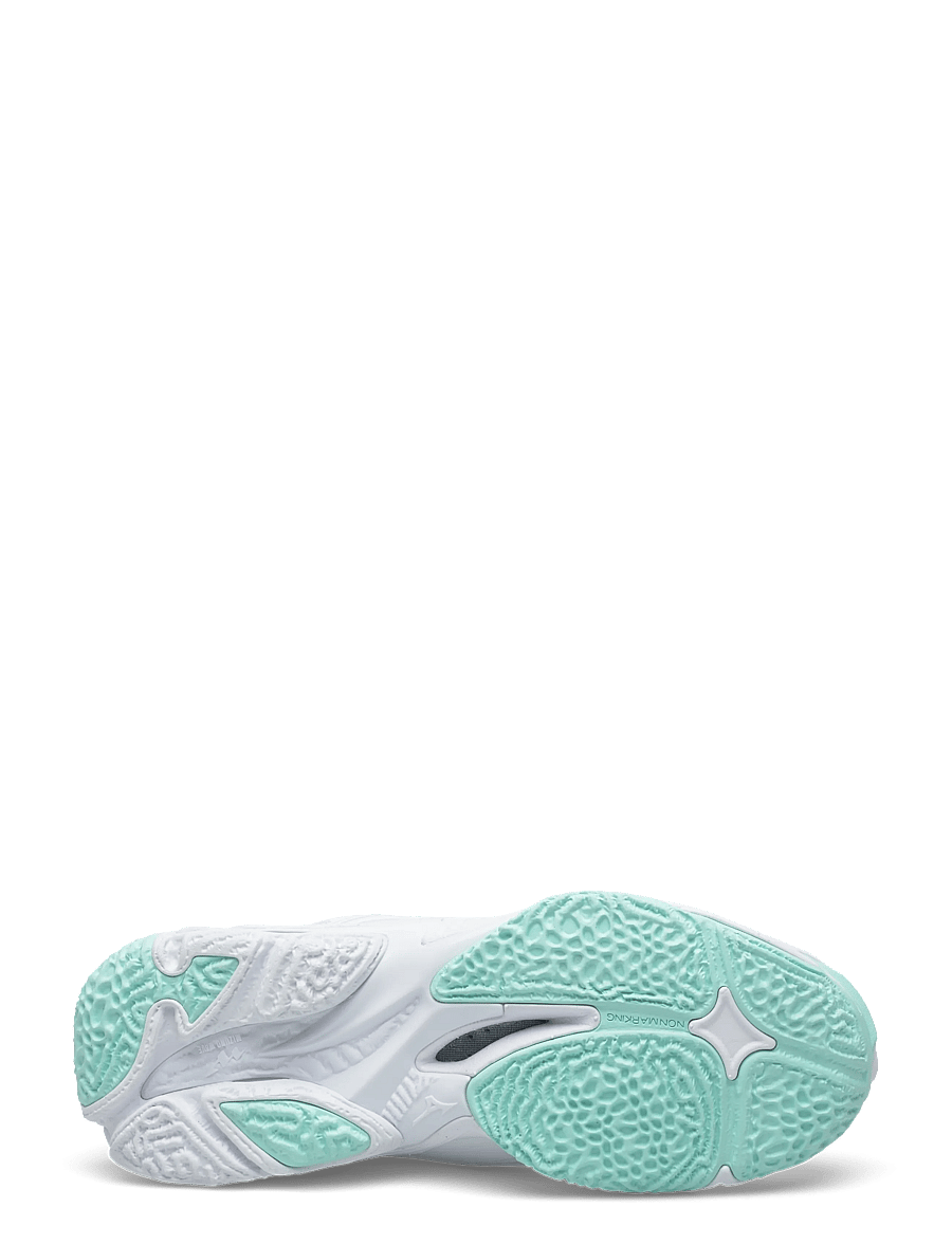 Mizuno - WAVE LIGHTNING Z8(W) - indoor-sportschuhe - white/blue tint - 4