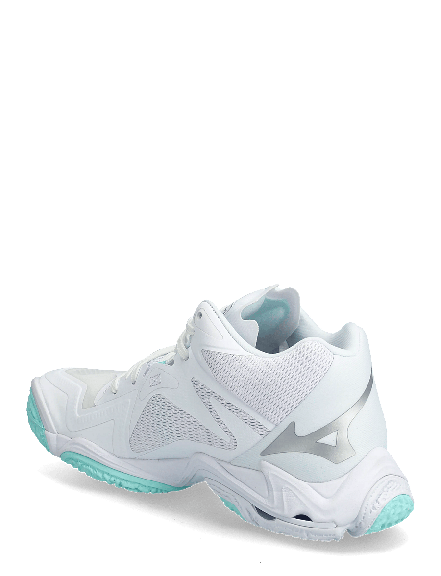 Mizuno - WAVE LIGHTNING Z8 MID(W) - buty do sportów halowych - white/blue tint - 2