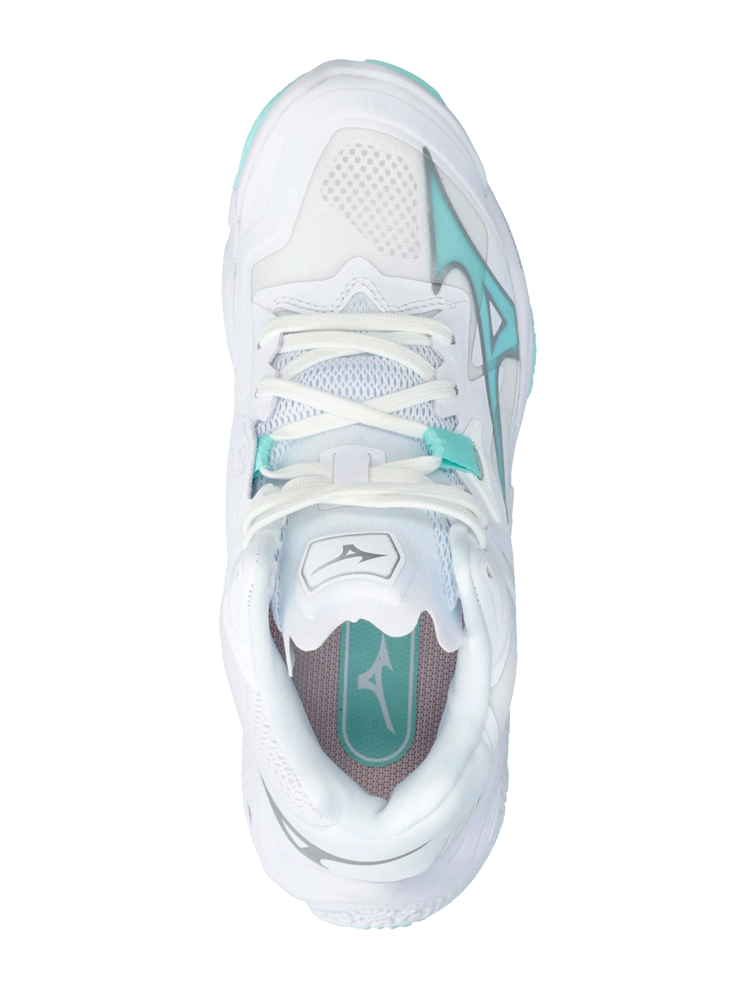 Mizuno - WAVE LIGHTNING Z8 MID(W) - indoor-sportschuhe - white/blue tint - 3