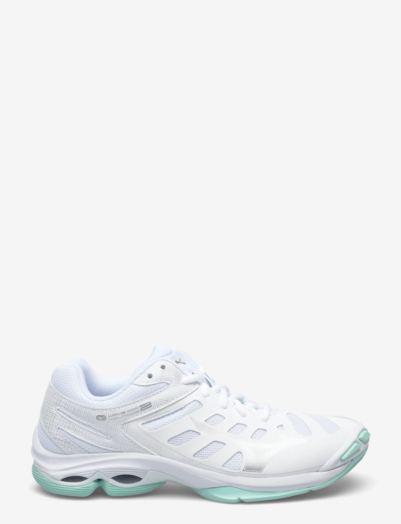 Mizuno - WAVE VOLTAGE 2(W) - siseruumide spordijalatsid - white/blue tint - 1