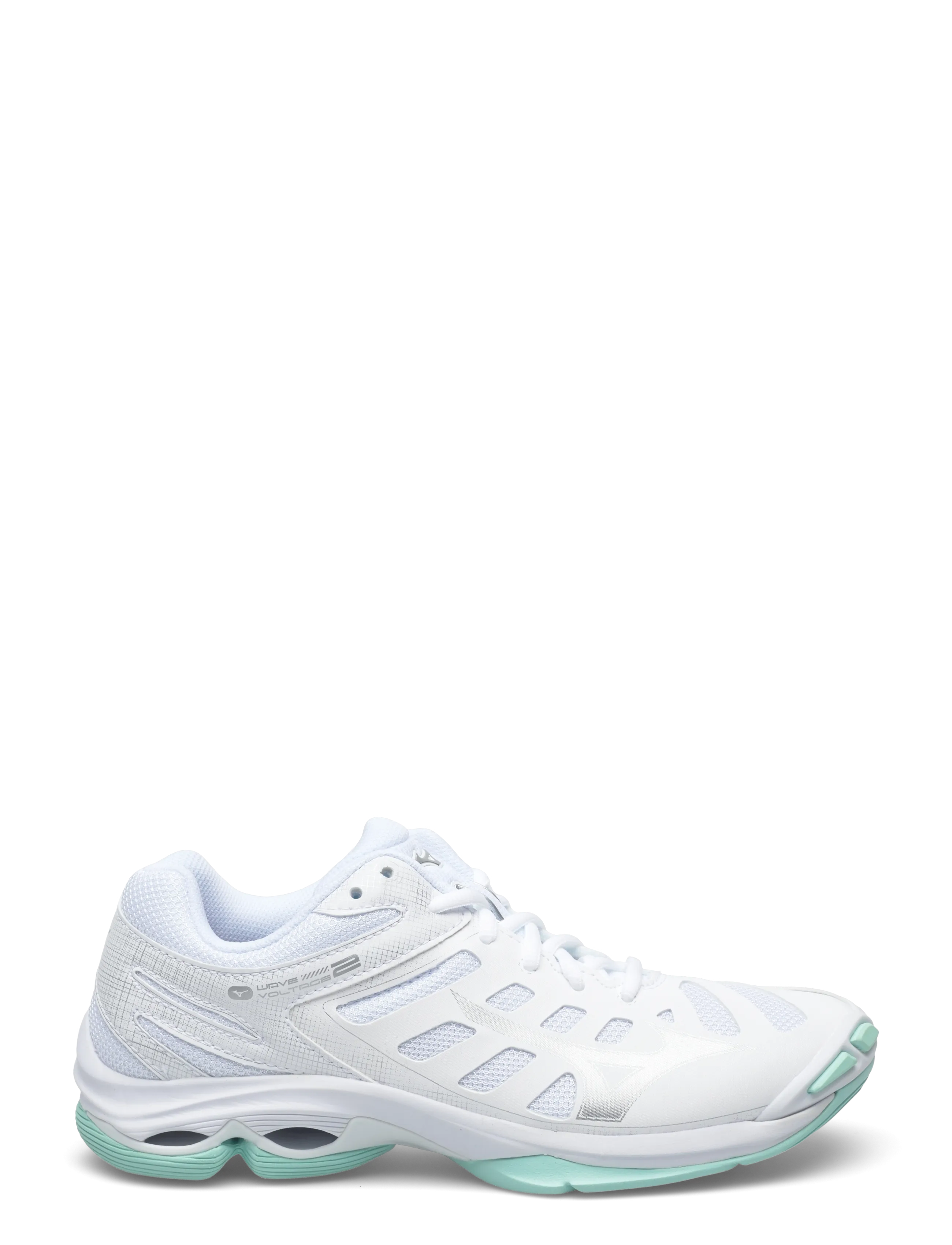 Mizuno - WAVE VOLTAGE 2(W) - indoor-sportschuhe - white/blue tint - 1