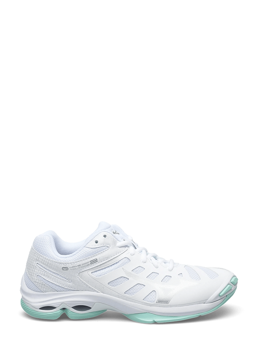 Mizuno - WAVE VOLTAGE 2(W) - inomhusskor - white/blue tint - 1