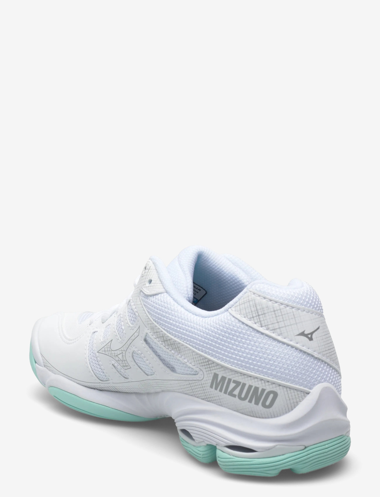 Mizuno - WAVE VOLTAGE 2(W) - siseruumide spordijalatsid - white/blue tint - 2