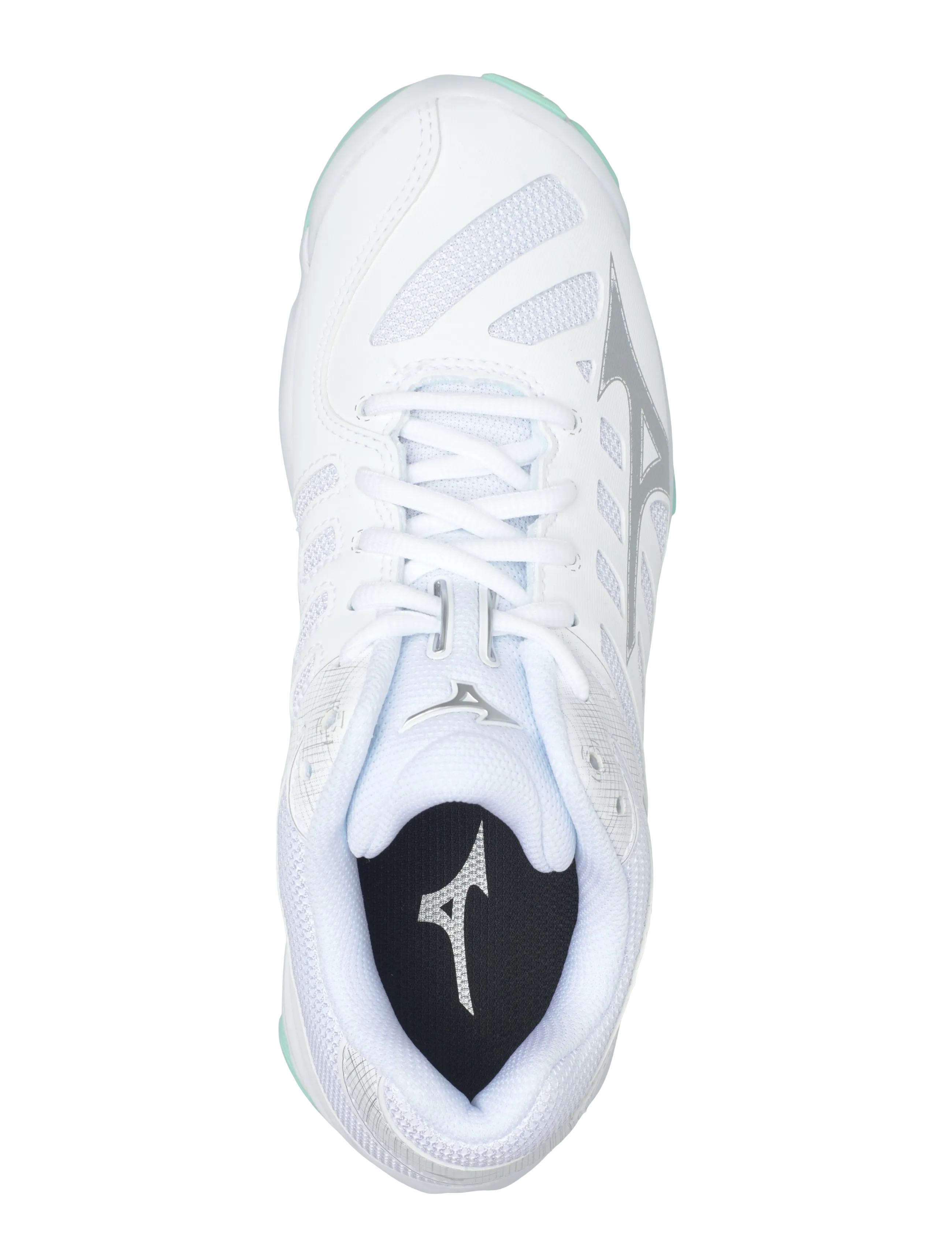 Mizuno - WAVE VOLTAGE 2(W) - indoor-sportschuhe - white/blue tint - 3