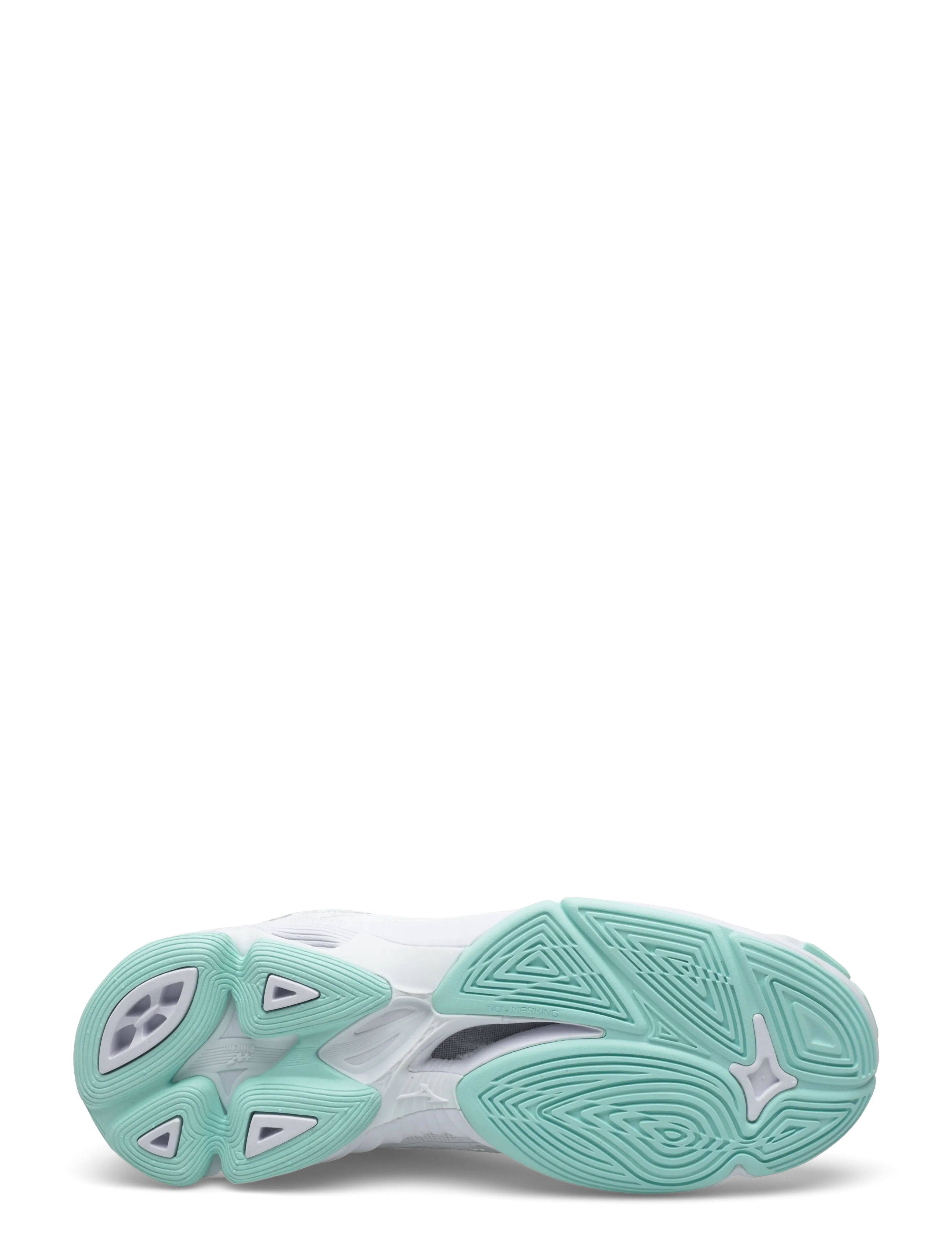 Mizuno - WAVE VOLTAGE 2(W) - indoor-sportschuhe - white/blue tint - 4
