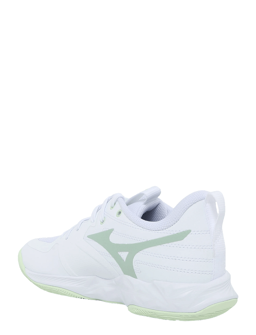 Mizuno - WAVE MOMENTUM PRO(W) - siseruumide spordijalatsid - white/aqua gray/ambrosia - 1