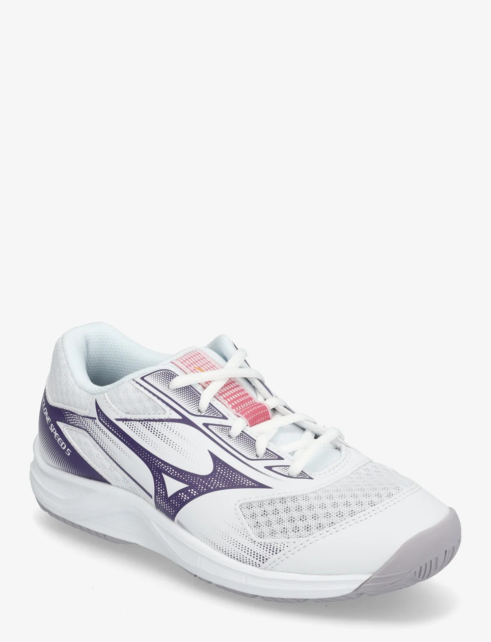 Mizuno - CYCLONE SPEED 5(W) - inomhusskor - white/violet indigo/camelia rose - 0