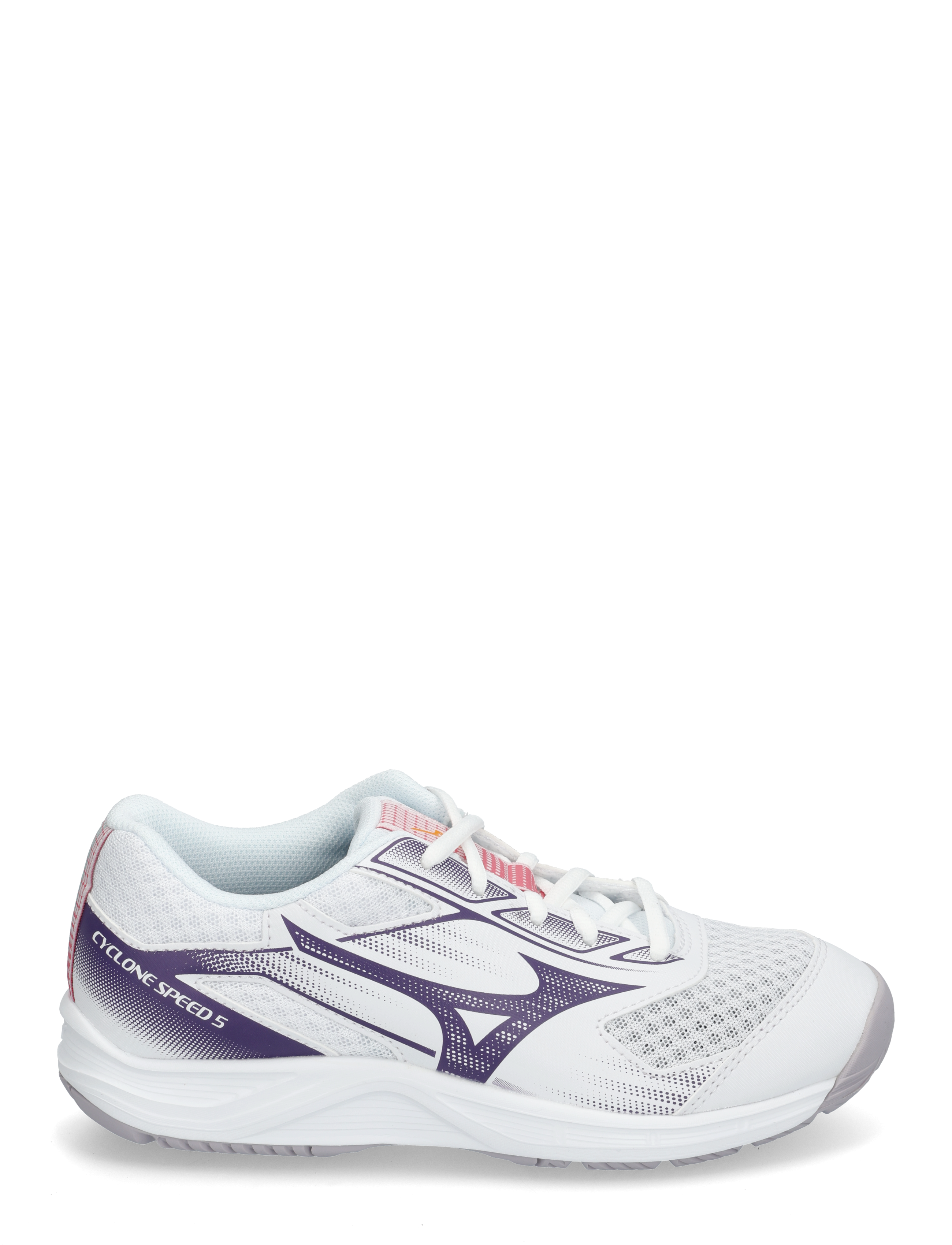 Mizuno - CYCLONE SPEED 5(W) - indoor-sportschuhe - white/violet indigo/camelia rose - 1