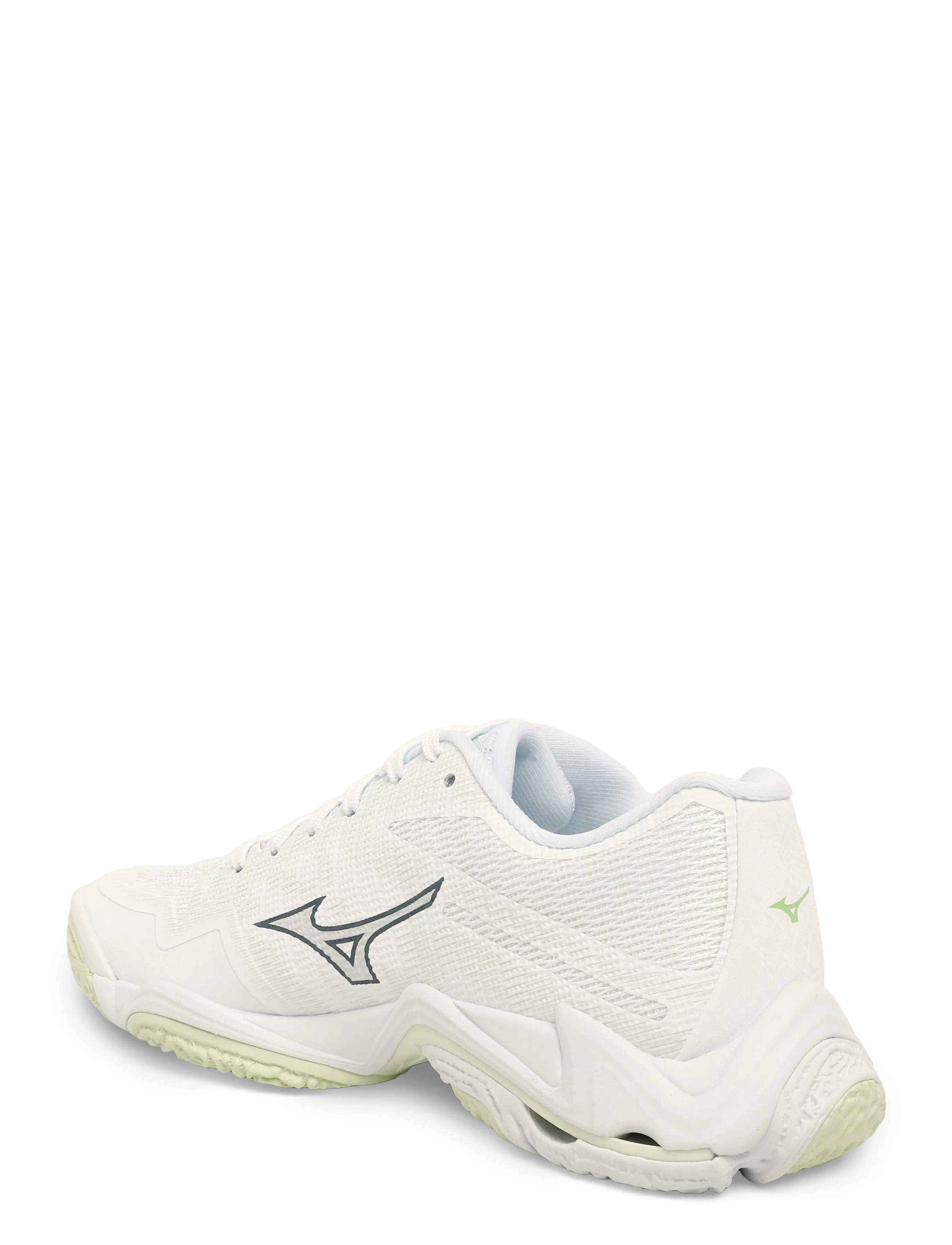 Mizuno - WAVE LIGHTNING ELITE(W) - inomhusskor - white/balsam green/ambrosia - 1