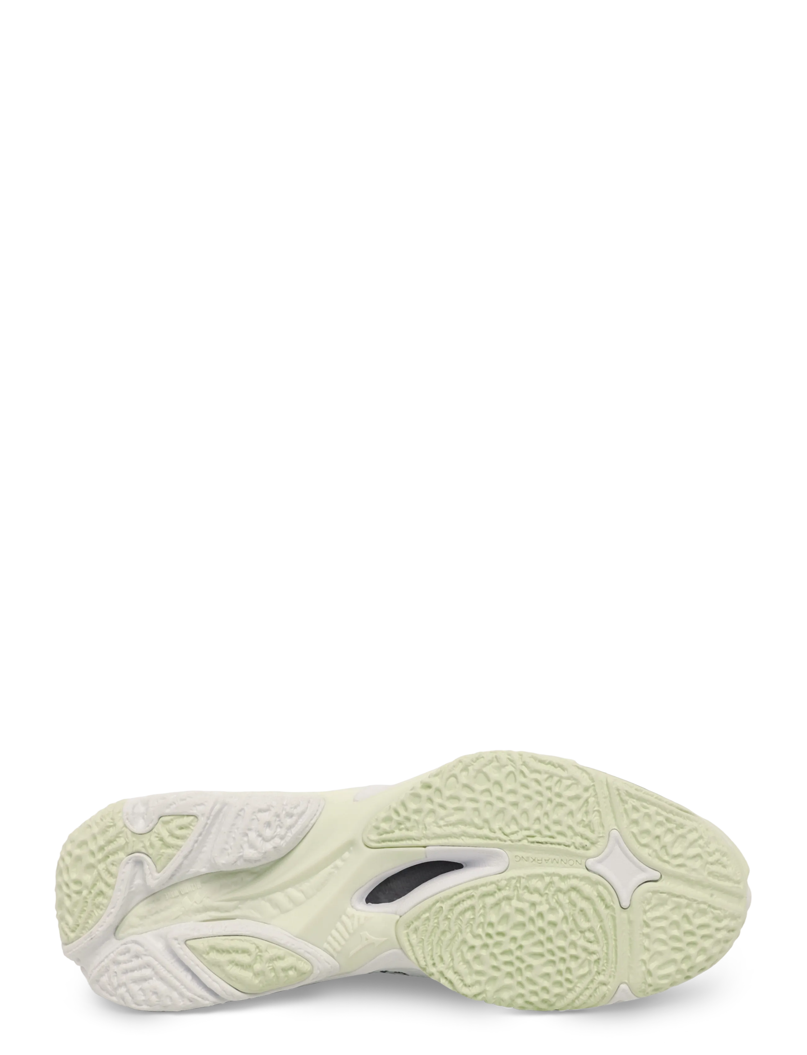 Mizuno - WAVE LIGHTNING ELITE(W) - inomhusskor - white/balsam green/ambrosia - 4