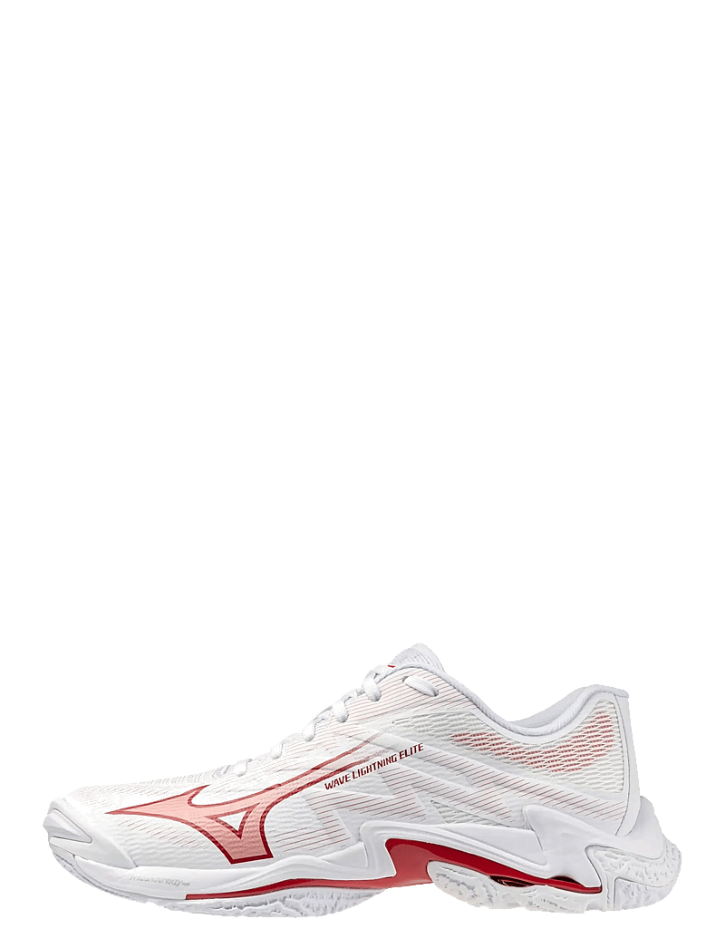 Mizuno - WAVE LIGHTNING ELITE(W) - indoor-sportschuhe - white/rose elegance/lava falls - 0