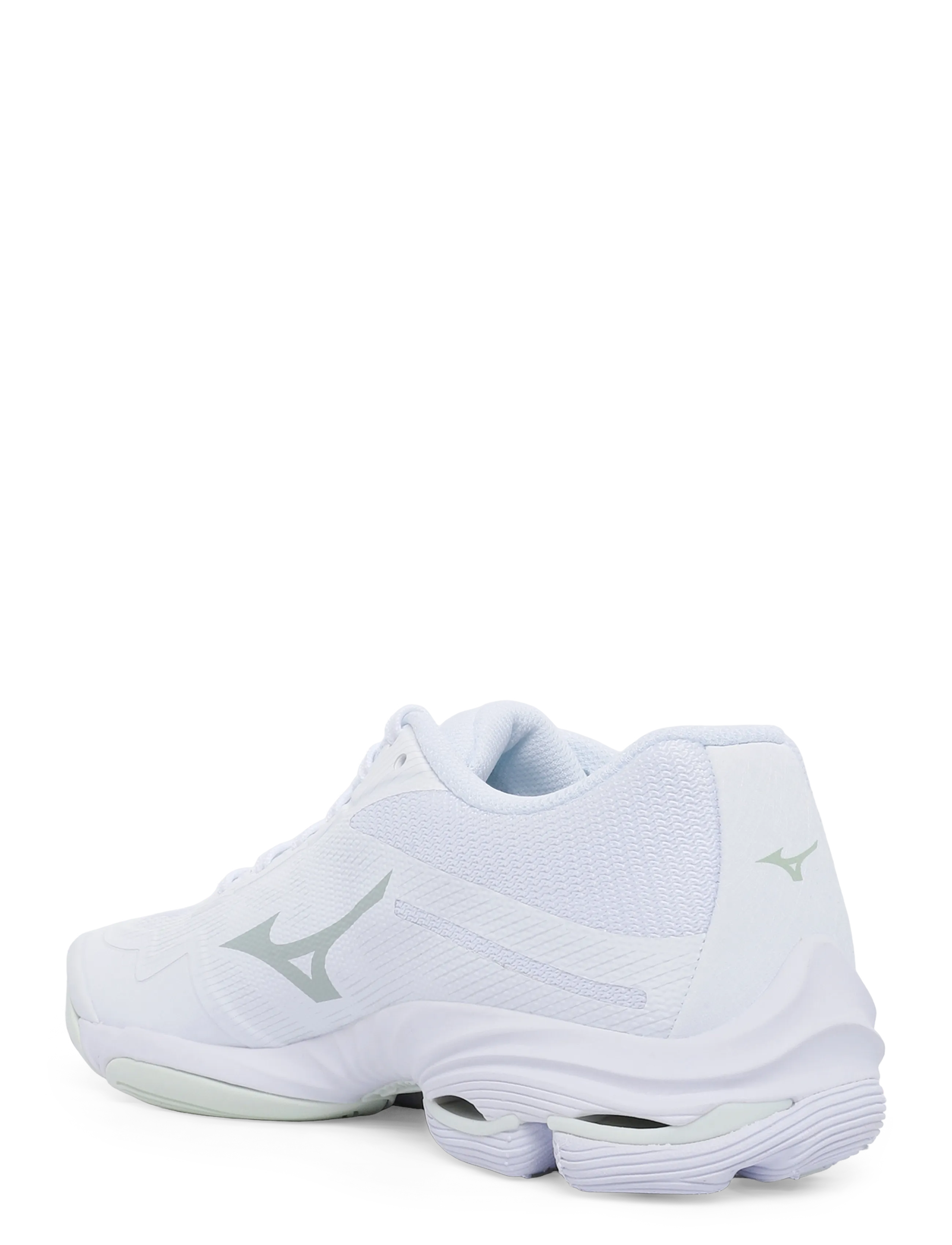 Mizuno - WAVE LIGHTNING PRO(W) - indendørs sportssko - white/aqua gray/ambrosia - 1