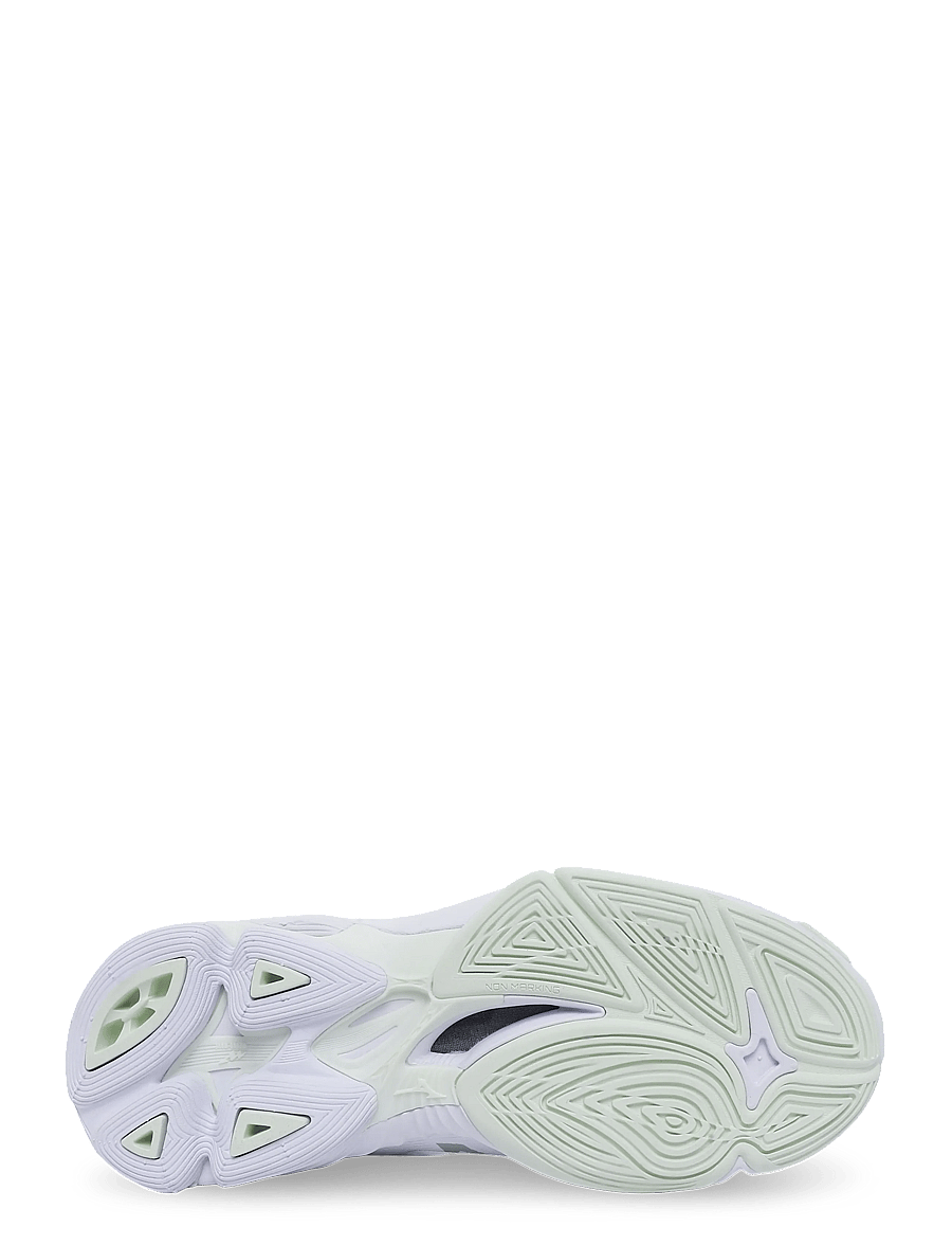 Mizuno - WAVE LIGHTNING PRO(W) - indendørs sportssko - white/aqua gray/ambrosia - 4