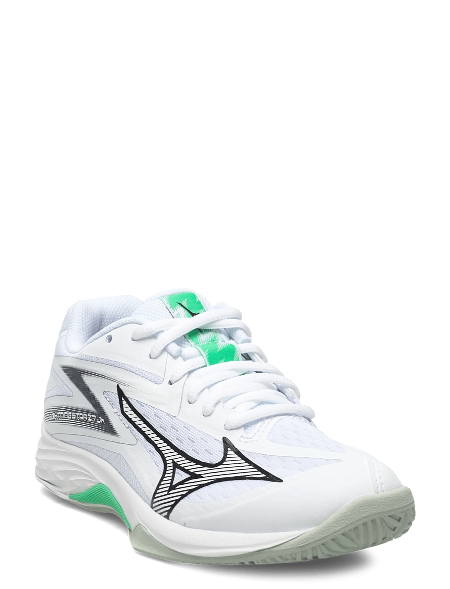 Mizuno - LIGHTNING STAR Z7 Jr(C) - træningssko - white/black/frozen emerald - 0