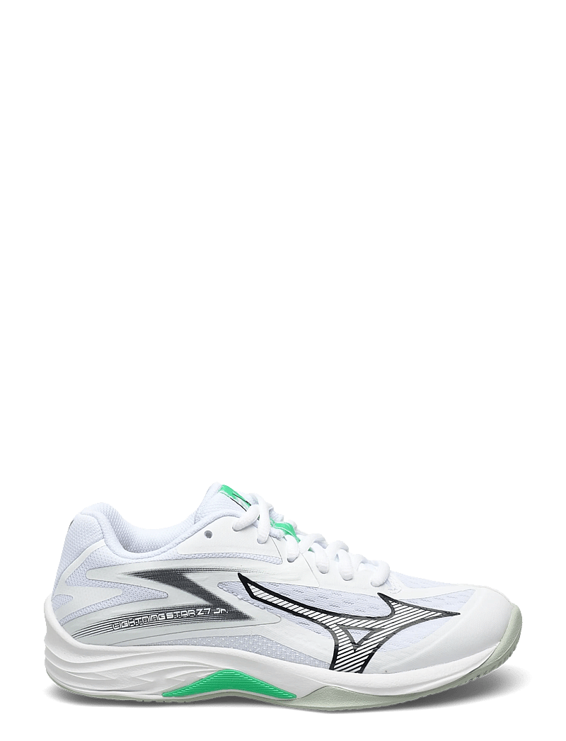 Mizuno - LIGHTNING STAR Z7 Jr. - skriešanas apavi - white/black/frozen emerald - 1