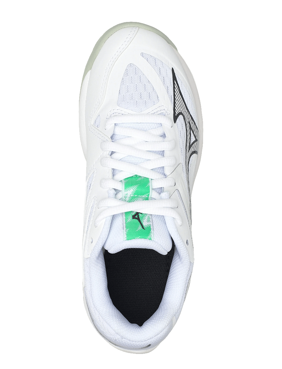 Mizuno - LIGHTNING STAR Z7 Jr(C) - træningssko - white/black/frozen emerald - 3