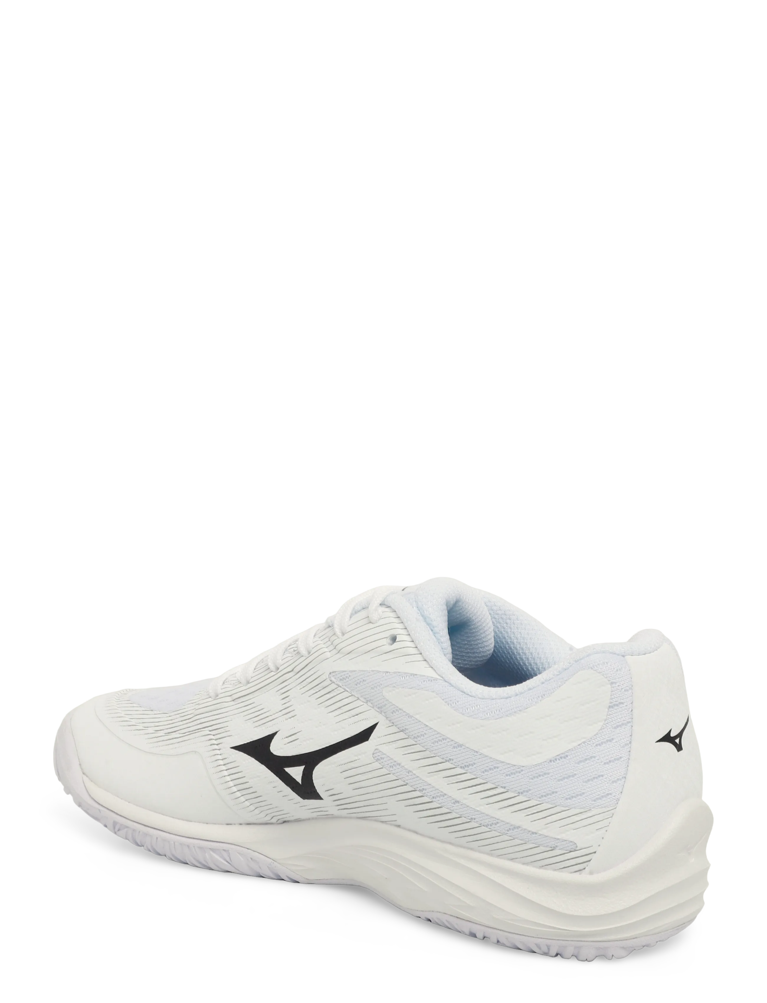 Mizuno - LIGHTNING STAR Jr.(C) - treeningjalatsid - white/black/ultimate gray - 1