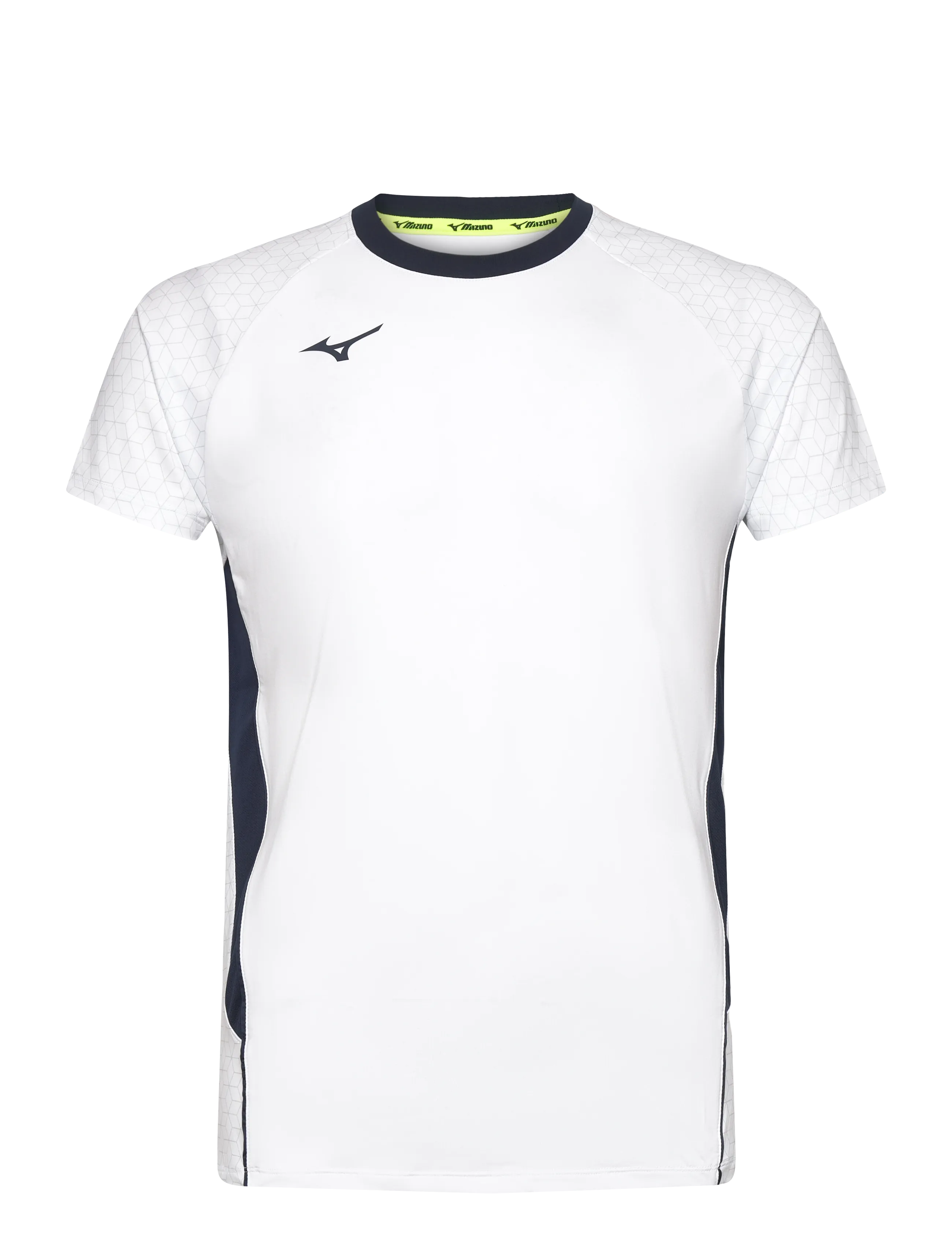 Mizuno - Premium High-Kyu Tee(M) - t-shirts - white/navy - 0