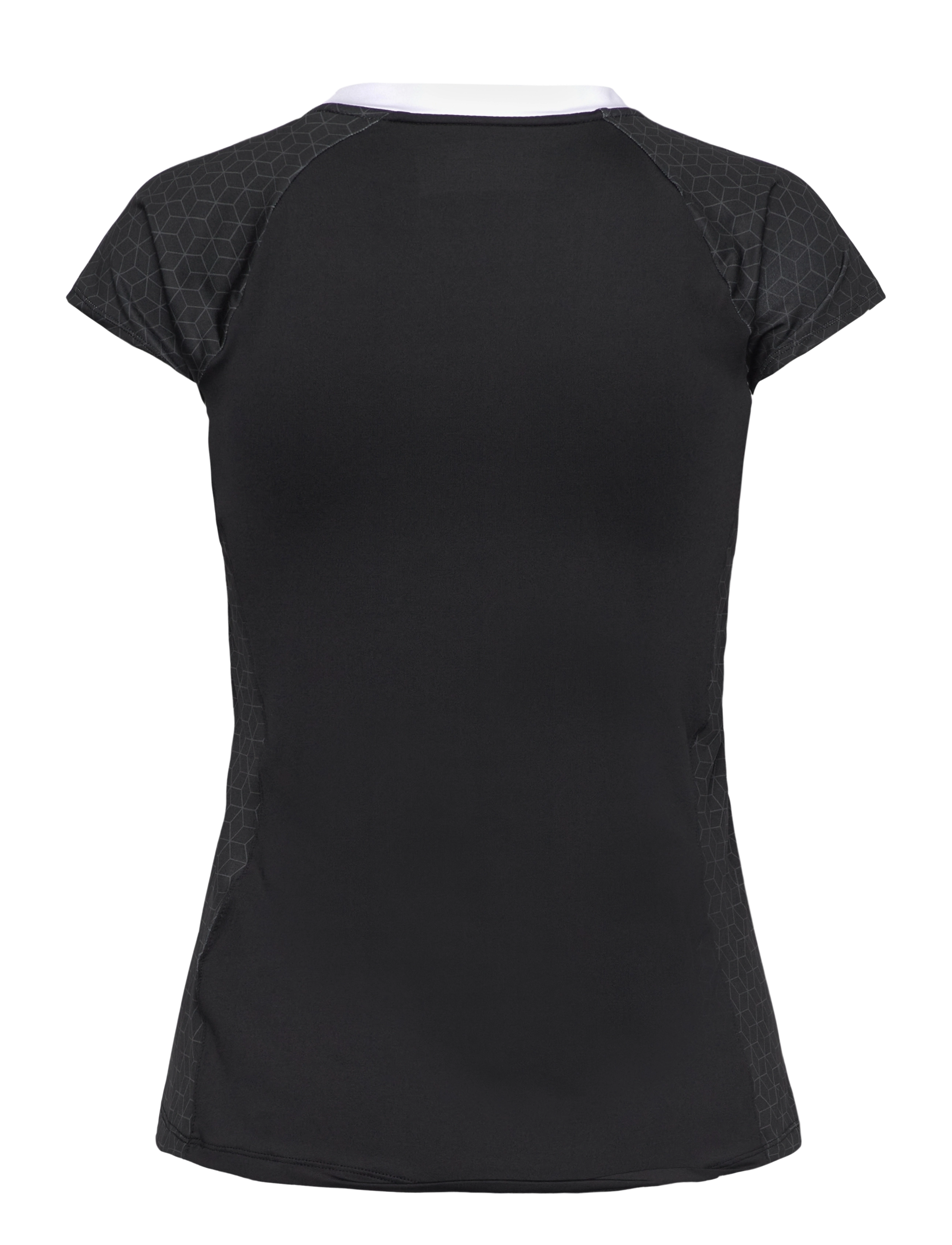 Mizuno - Premium High-Kyu Tee(W) - topit & t-paidat - black/white - 1