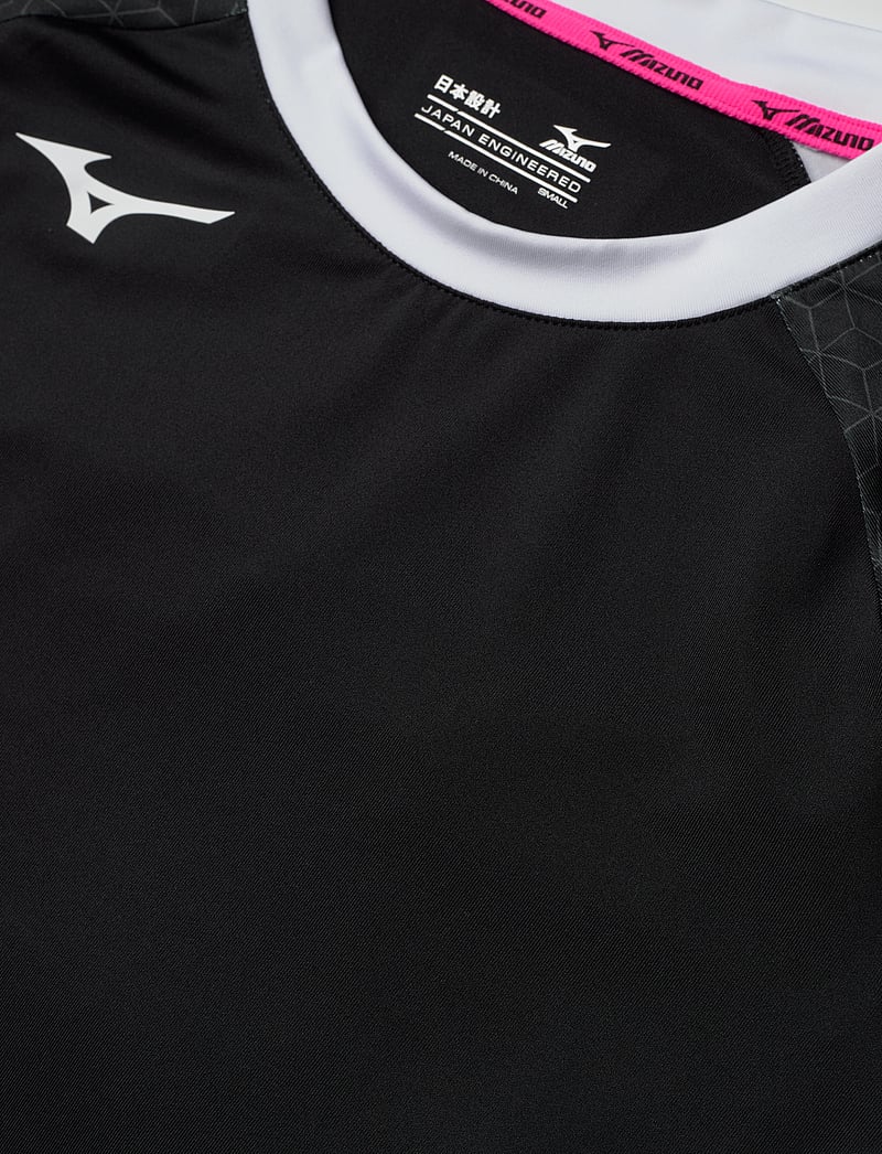 Mizuno - Premium High-Kyu Tee(W) - toppar & t-shirts - black/white - 2