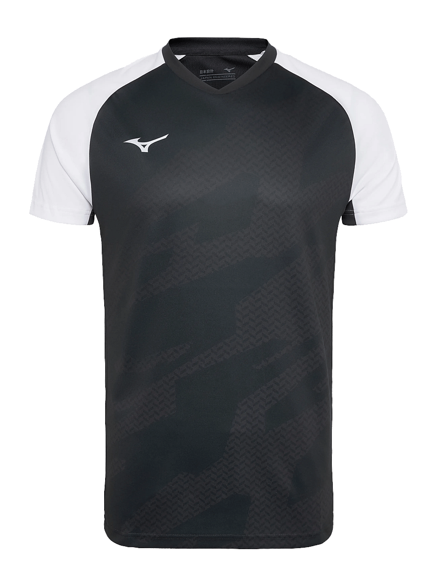 Mizuno - Game Shirt Meisaigara - t-shirts - black/white - 0