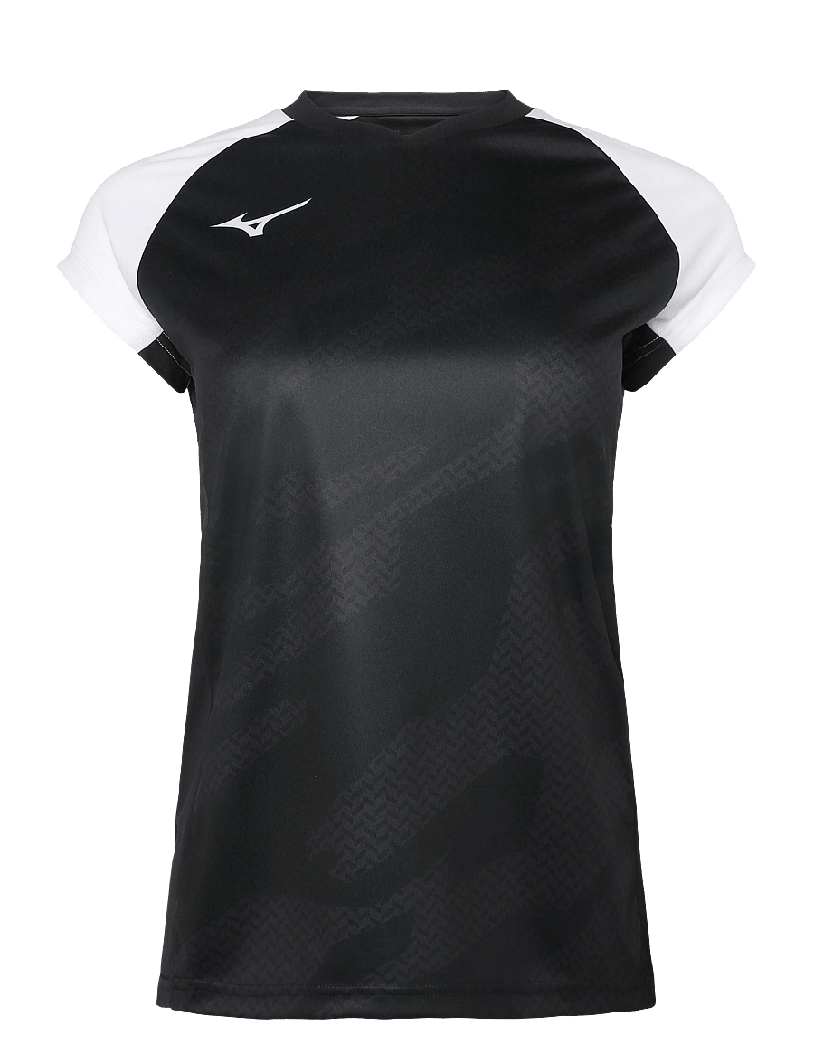 Mizuno - Game Shirt Meisaigara W(W) - t-särgid - black/white - 0