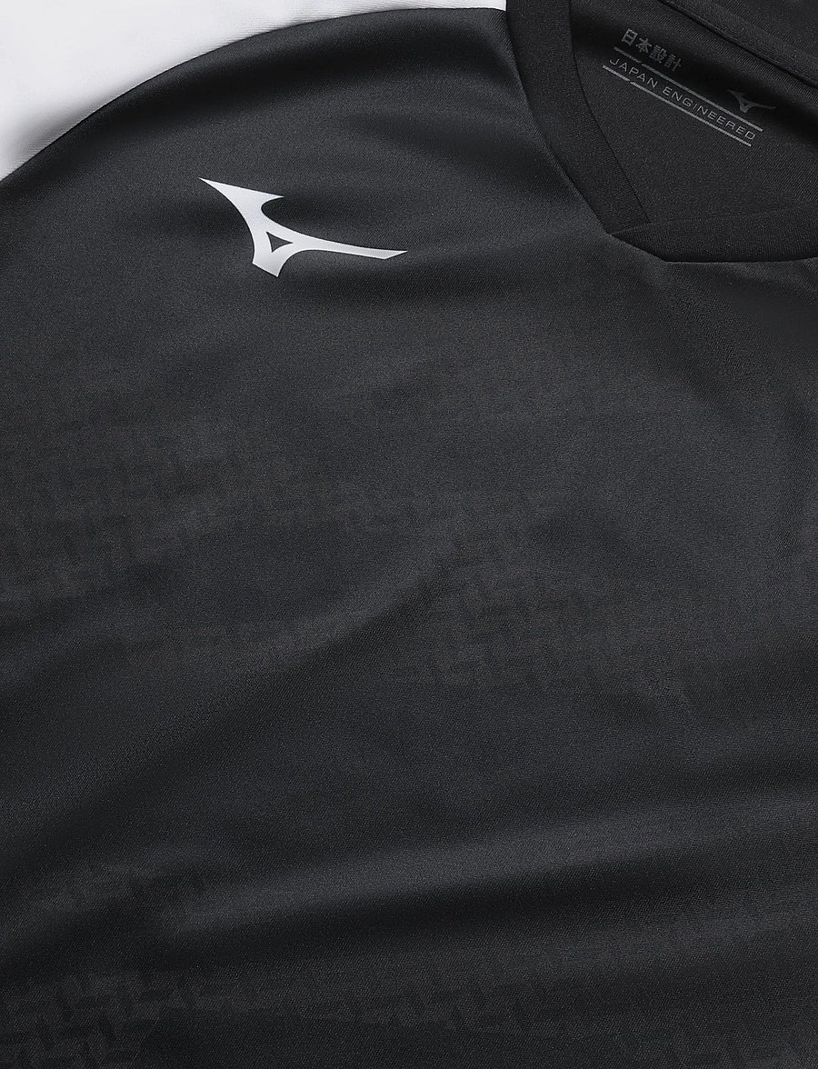 Mizuno - Game Shirt Meisaigara W(W) - t-särgid - black/white - 2